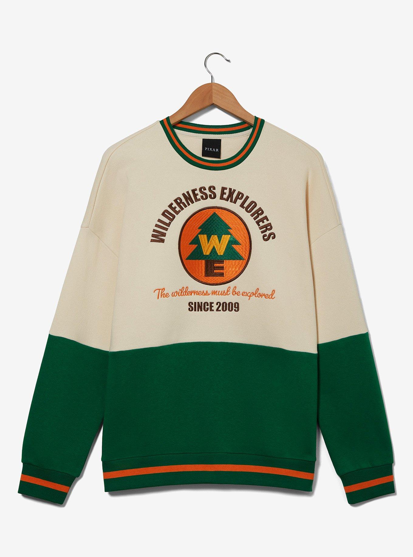 Disney Pixar Up Wilderness Explorer Panel Crewneck 