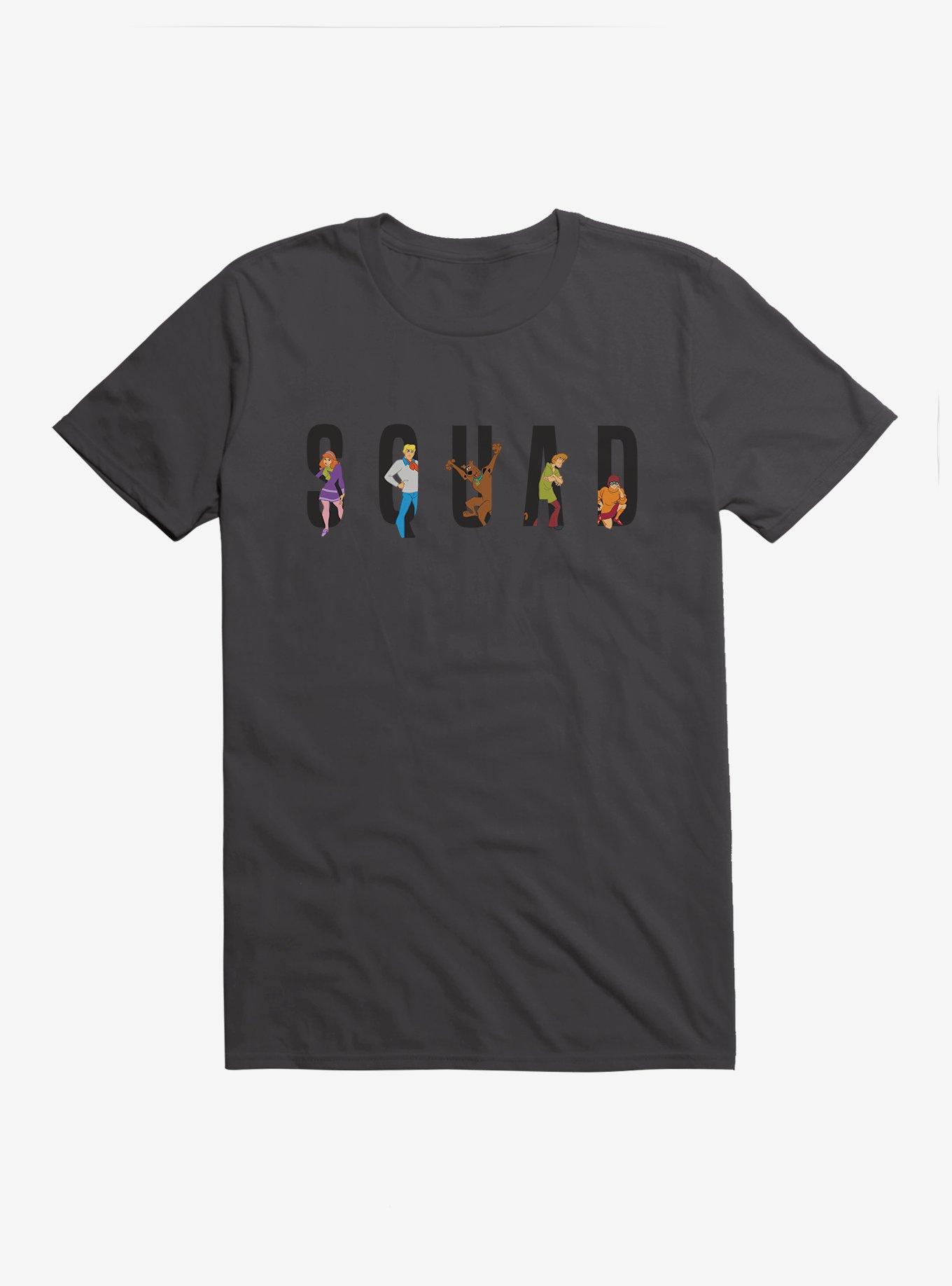 Scooby-Doo 50th Anniversary Squad Goals: Fred, Daphne, Velma, Shaggy and Scooby T-Shirt, HEAVY METAL, hi-res
