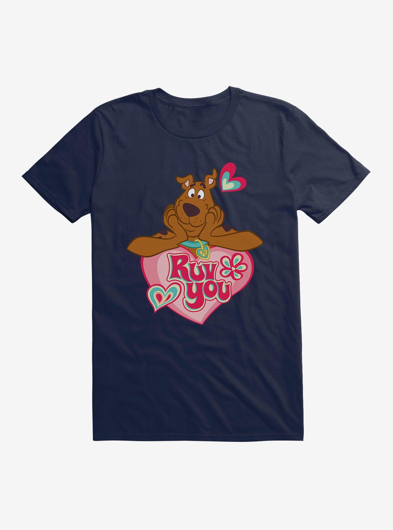 Scooby-Doo Valentines Ruv You Heart T-Shirt, MIDNIGHT NAVY, hi-res