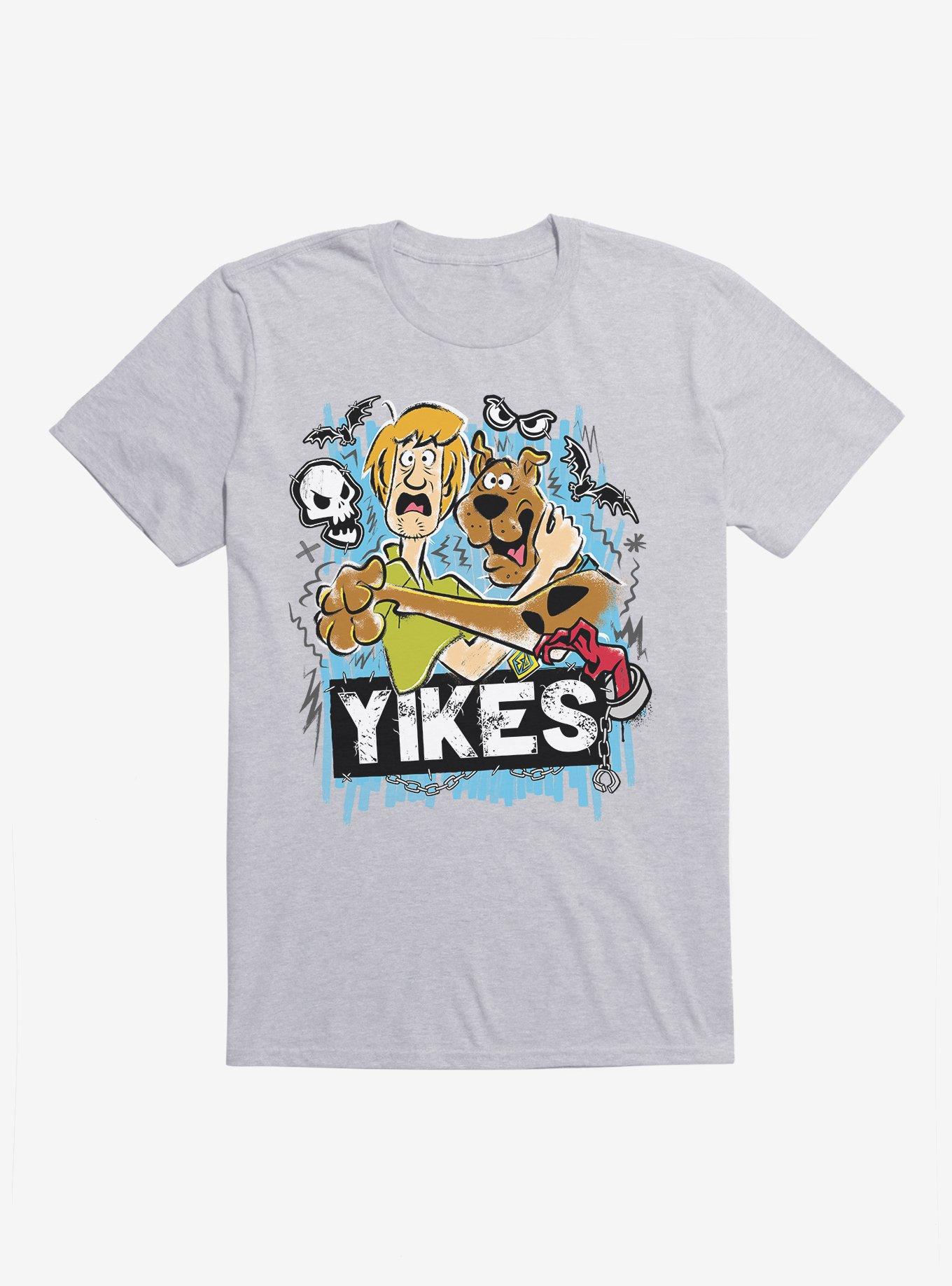 Scooby-Doo Yikes With Shaggy T-Shirt, HEATHER GREY, hi-res