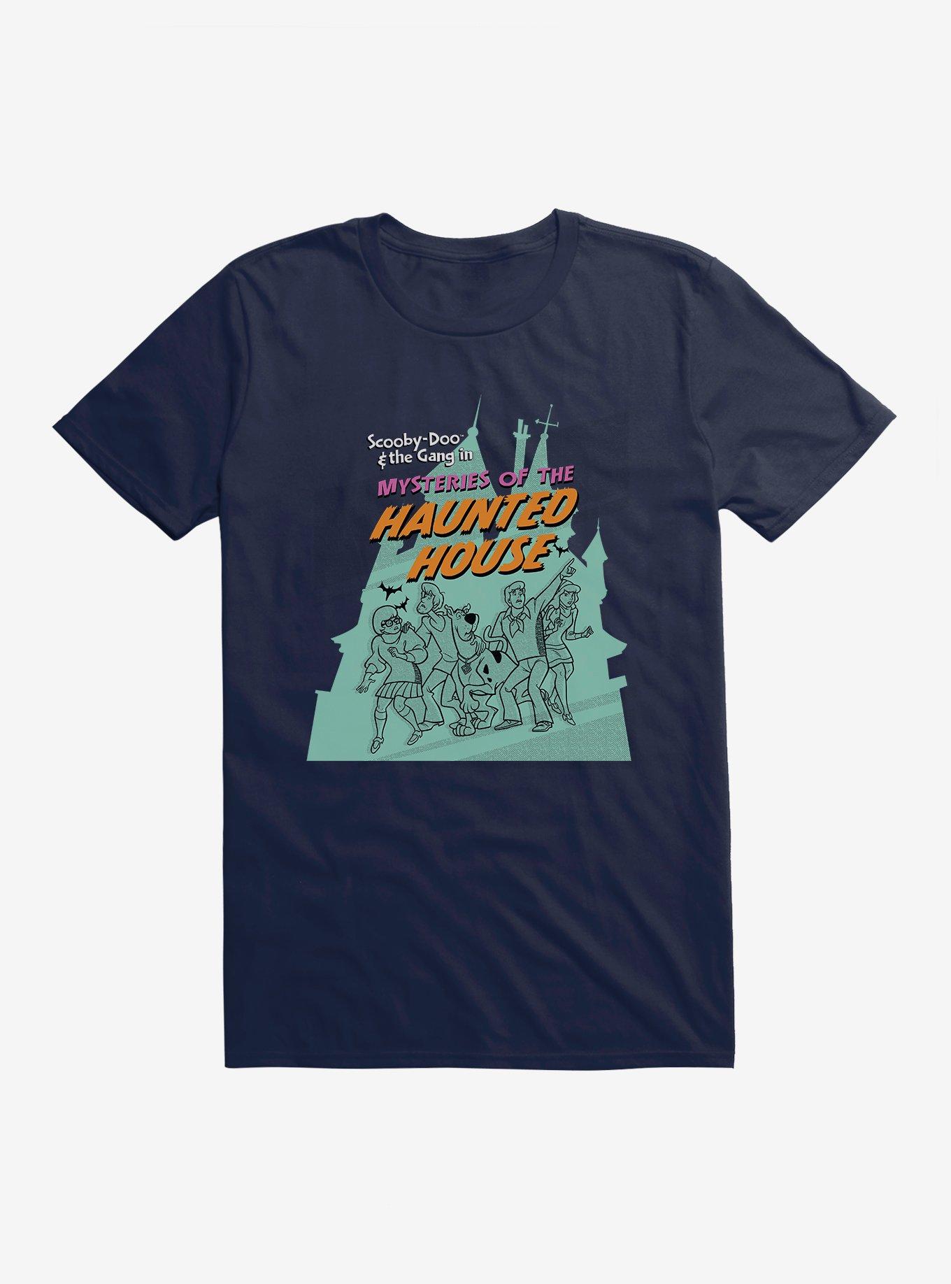 Scooby-Doo Halloween Scooby And The Gang Mysteries Of The Haunted House T-Shirt, MIDNIGHT NAVY, hi-res