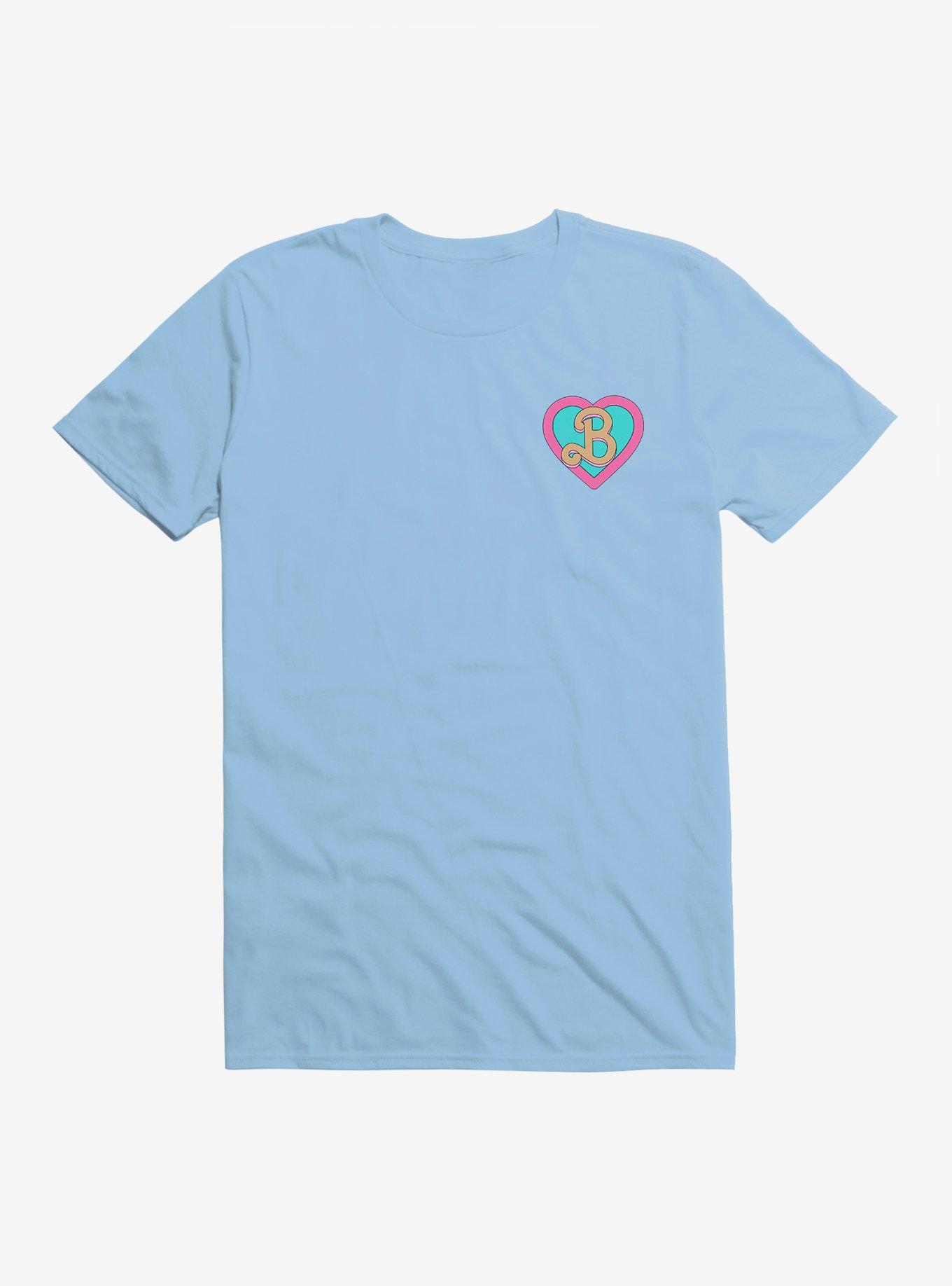 Barbie The Movie Heart T-Shirt, LIGHT BLUE, hi-res