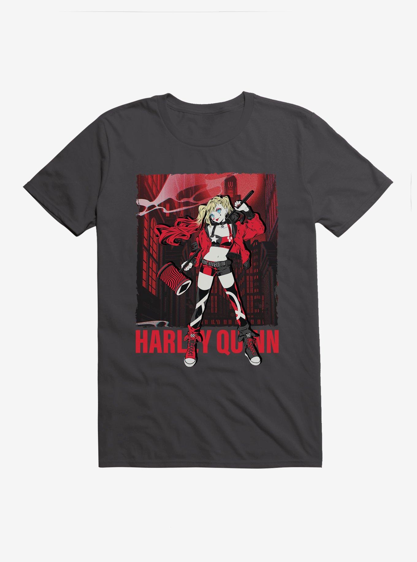 Harley Quinn Anime Gotham T-Shirt, , hi-res