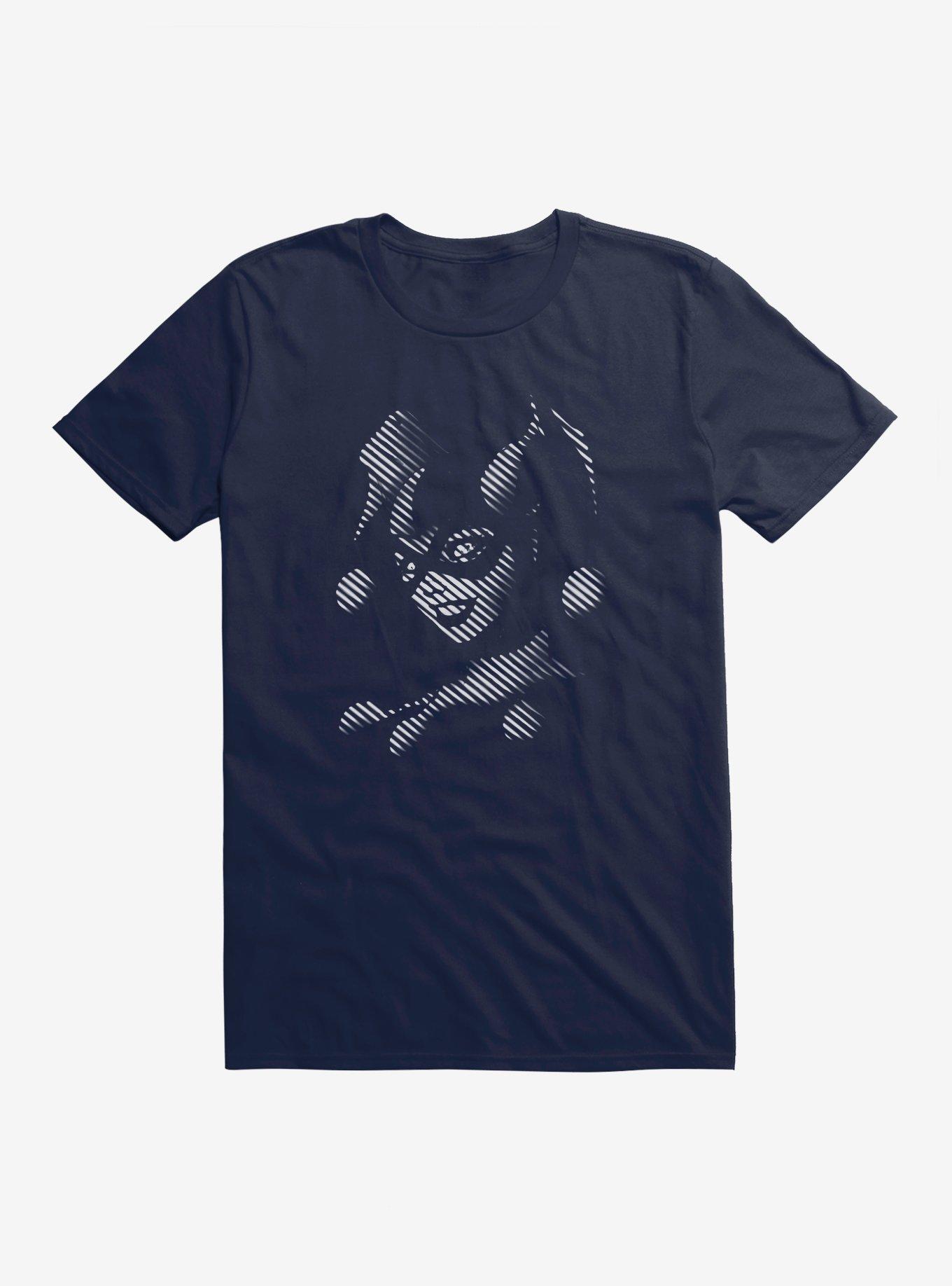 DC Comics Batman Harley Quinn Shadows Midnight Navy Blue T-Shirt, MIDNIGHT NAVY, hi-res