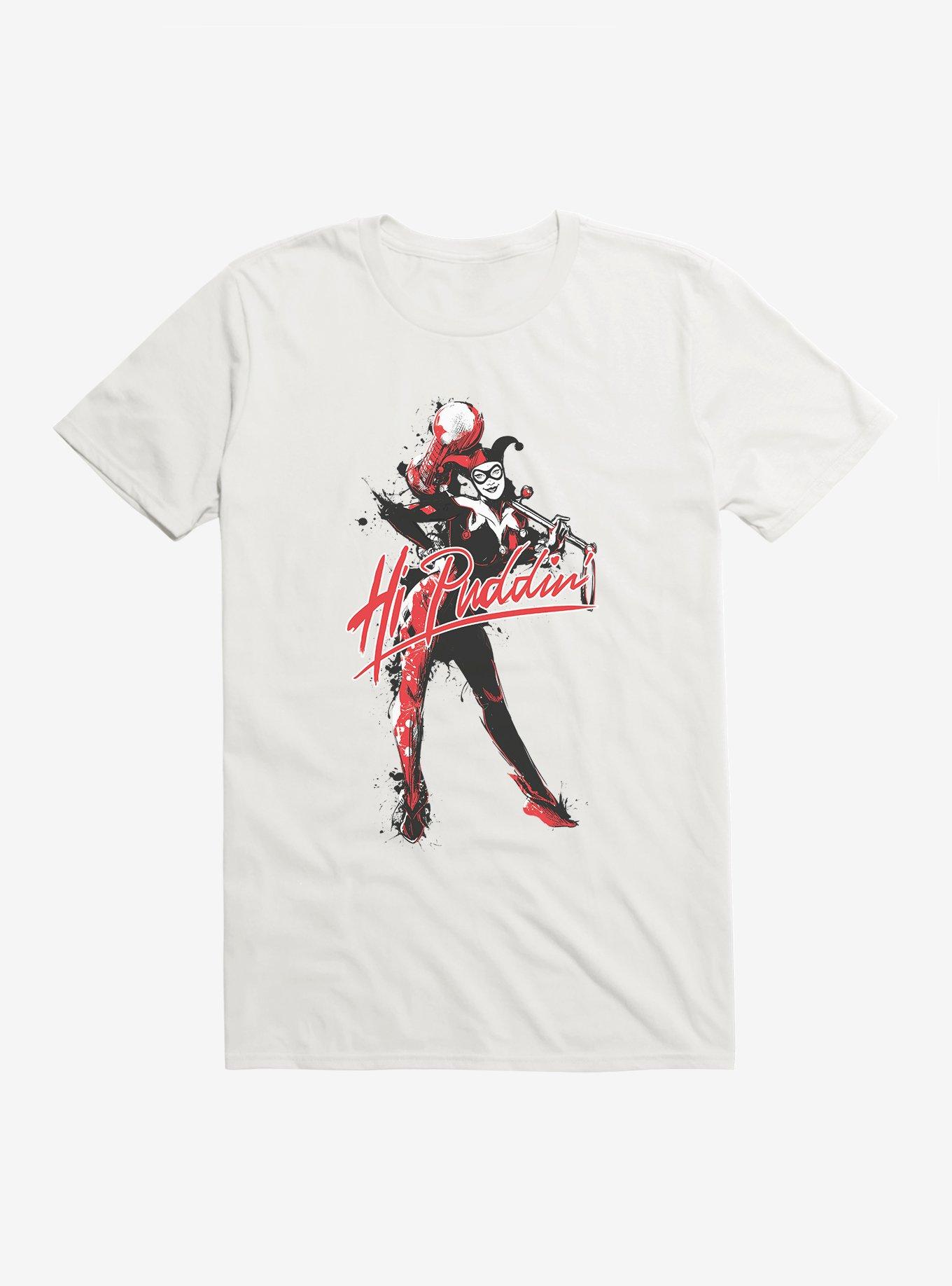 DC Comics Batman Harley Quinn Hi Puddin Black T-Shirt, WHITE, hi-res