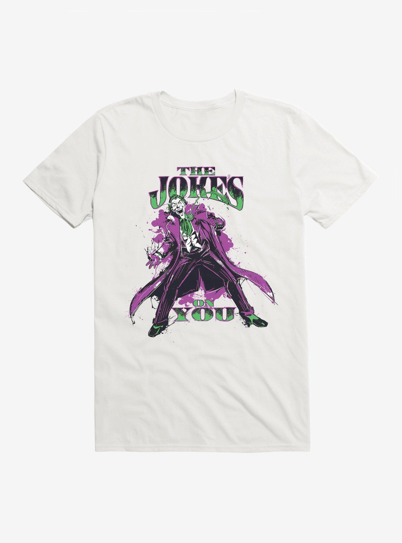 DC Comics Batman Villains The Joke's on You T-Shirt, WHITE, hi-res