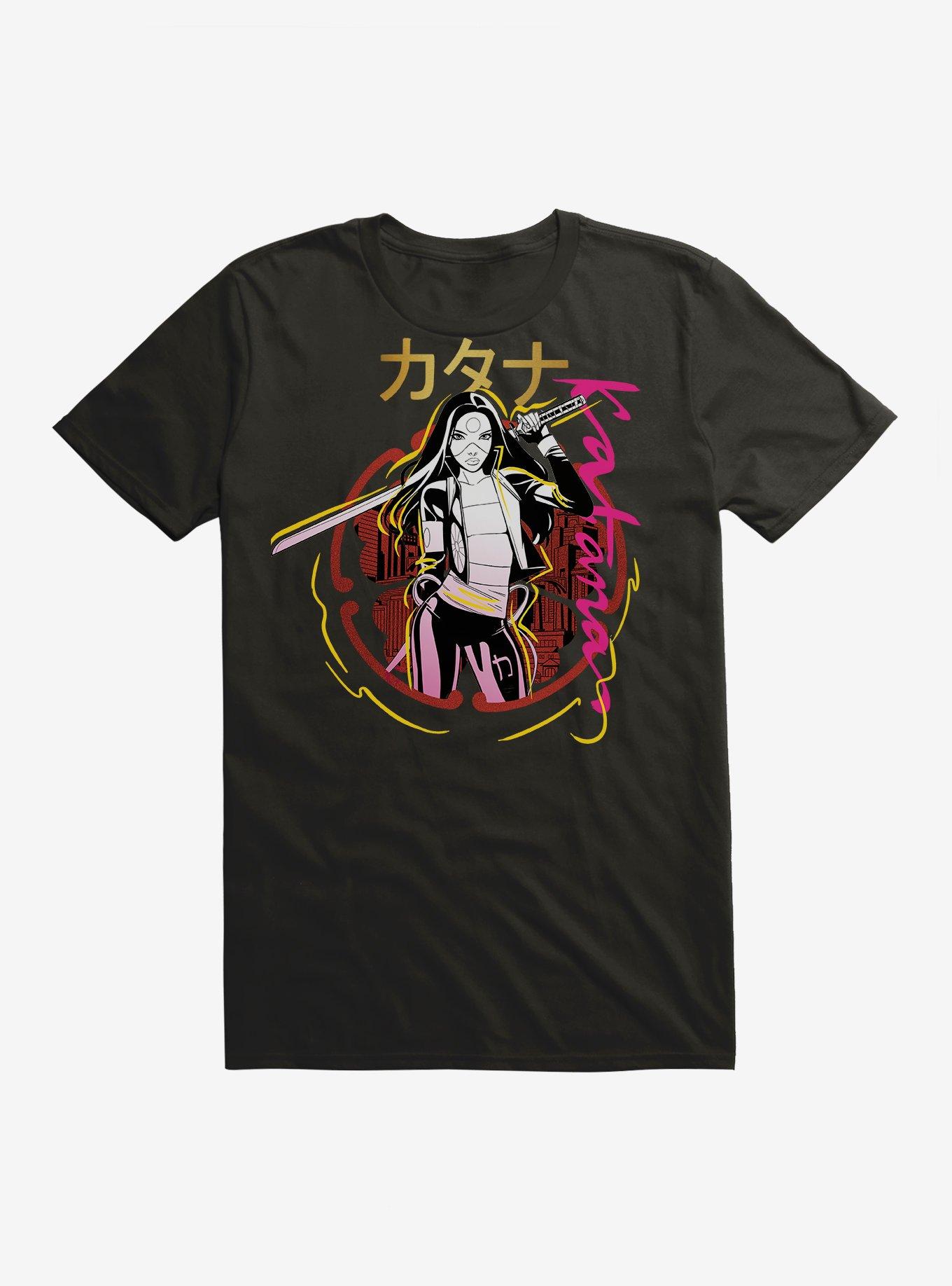 DC Comics Katana And Sword T-Shirt, BLACK, hi-res