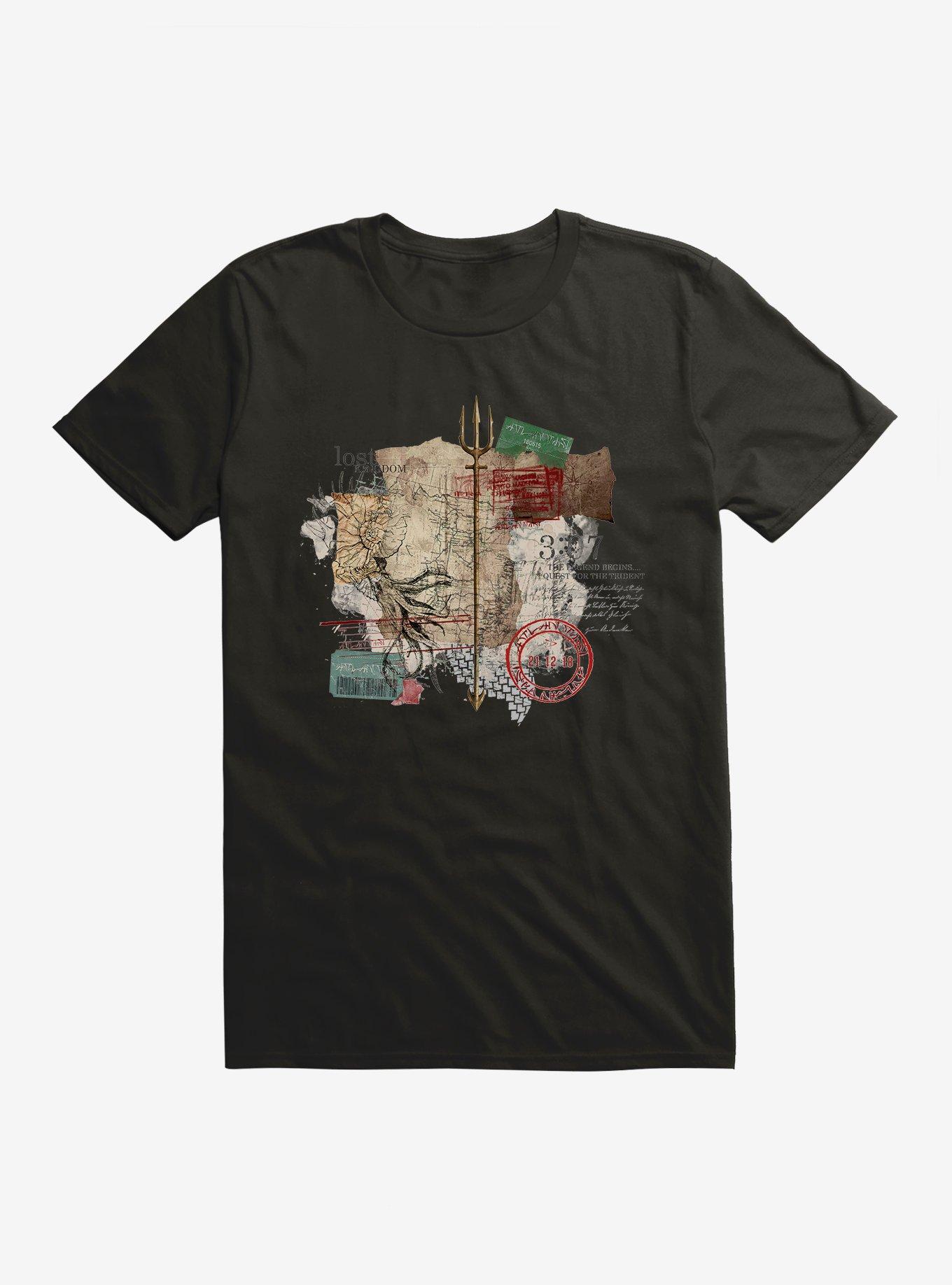 DC Comics Aquaman Map T-Shirt, , hi-res