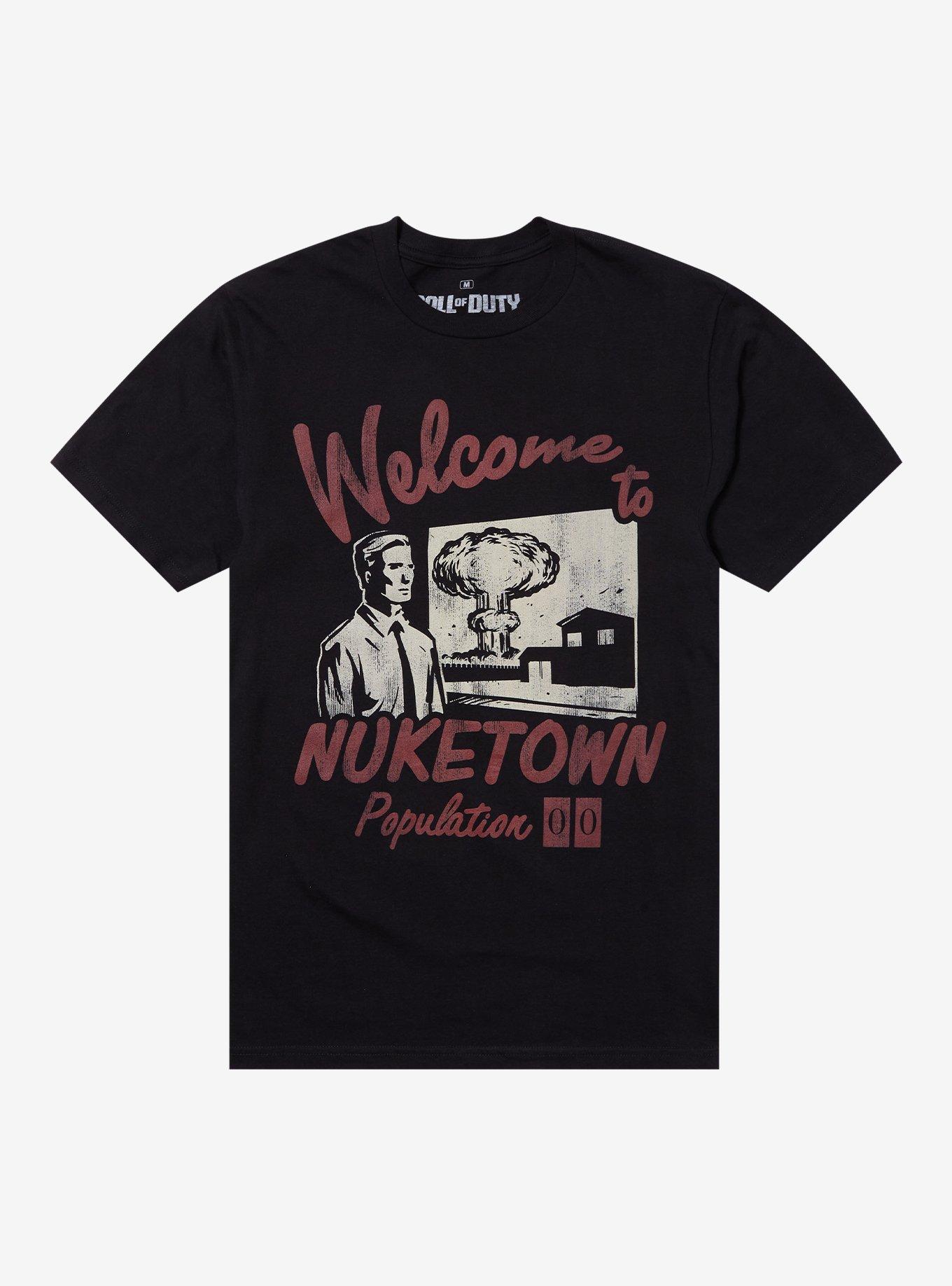 Call Of Duty Welcome To Nuketown T-Shirt, BLACK, hi-res