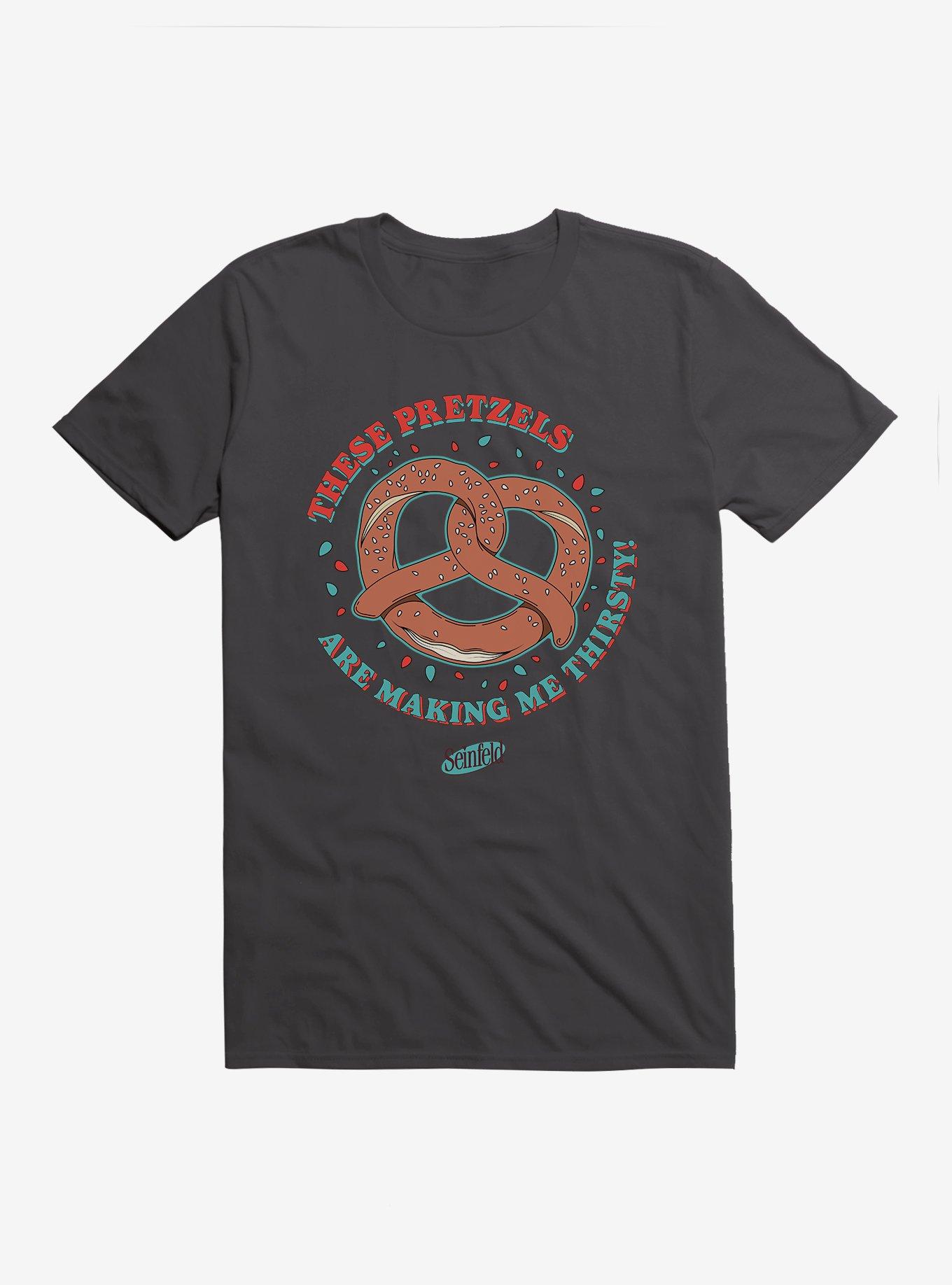 Seinfeld Pretzels Making Me Thirsty T-Shirt, , hi-res