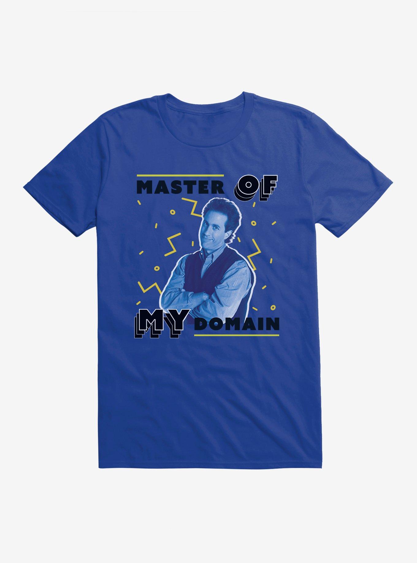 Seinfeld Master Of My Domain T-Shirt, ROYAL, hi-res