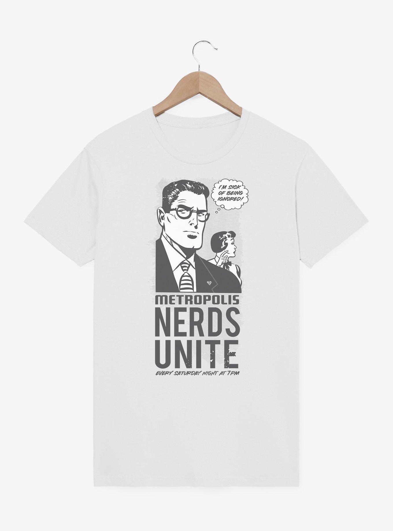 DC Comics Superman Nerds Unite T-Shirt