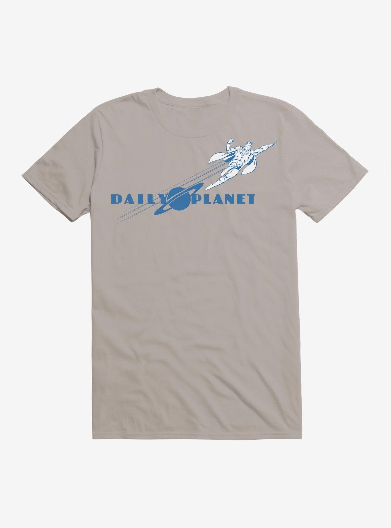 DC Comics Superman Daily Planet Flying T-Shirt, LIGHT GREY, hi-res