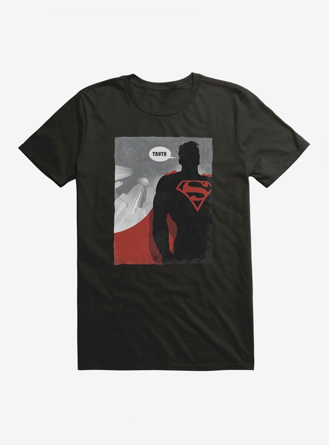 DC Comics Superman Speak The Truth T-Shirt, BLACK, hi-res