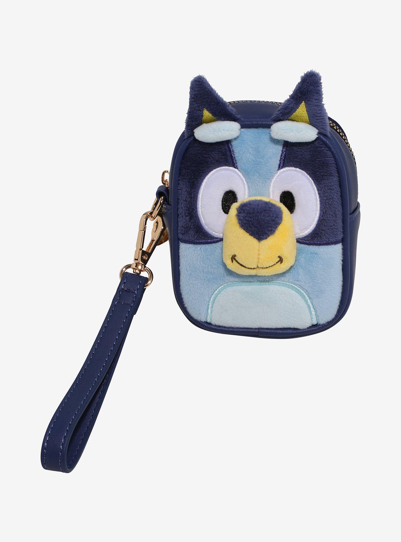 Bluey Figural Wristlet Coin Pouch, , hi-res