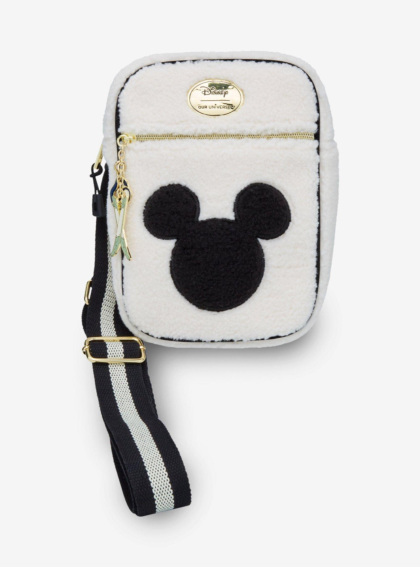 Our Universe Disney Mickey Mouse Ski Sherpa Crossbody Bag, , hi-res