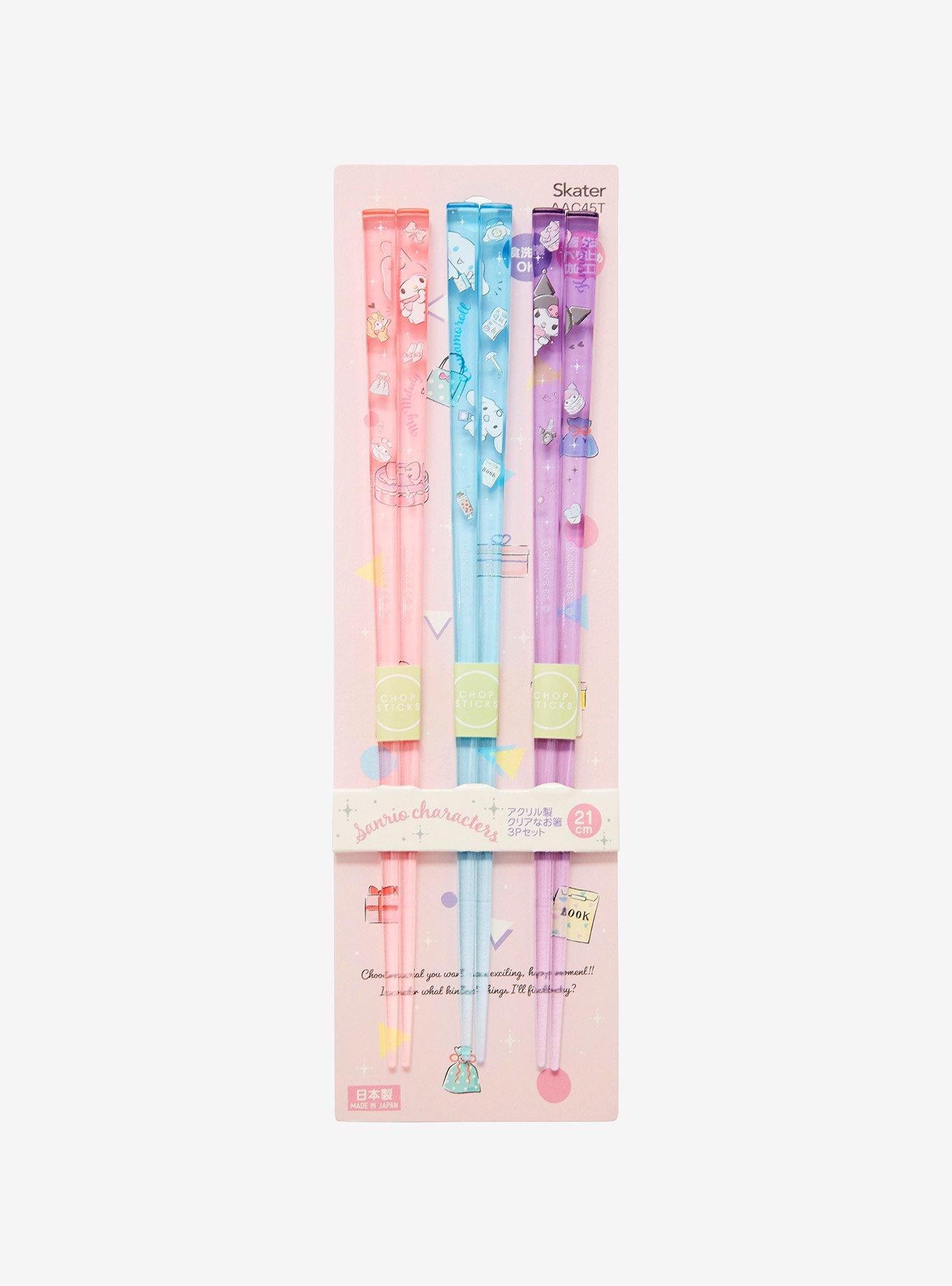 Sanrio My Melody, Cinnamoroll, and Kuromi Chopstick Set, , hi-res