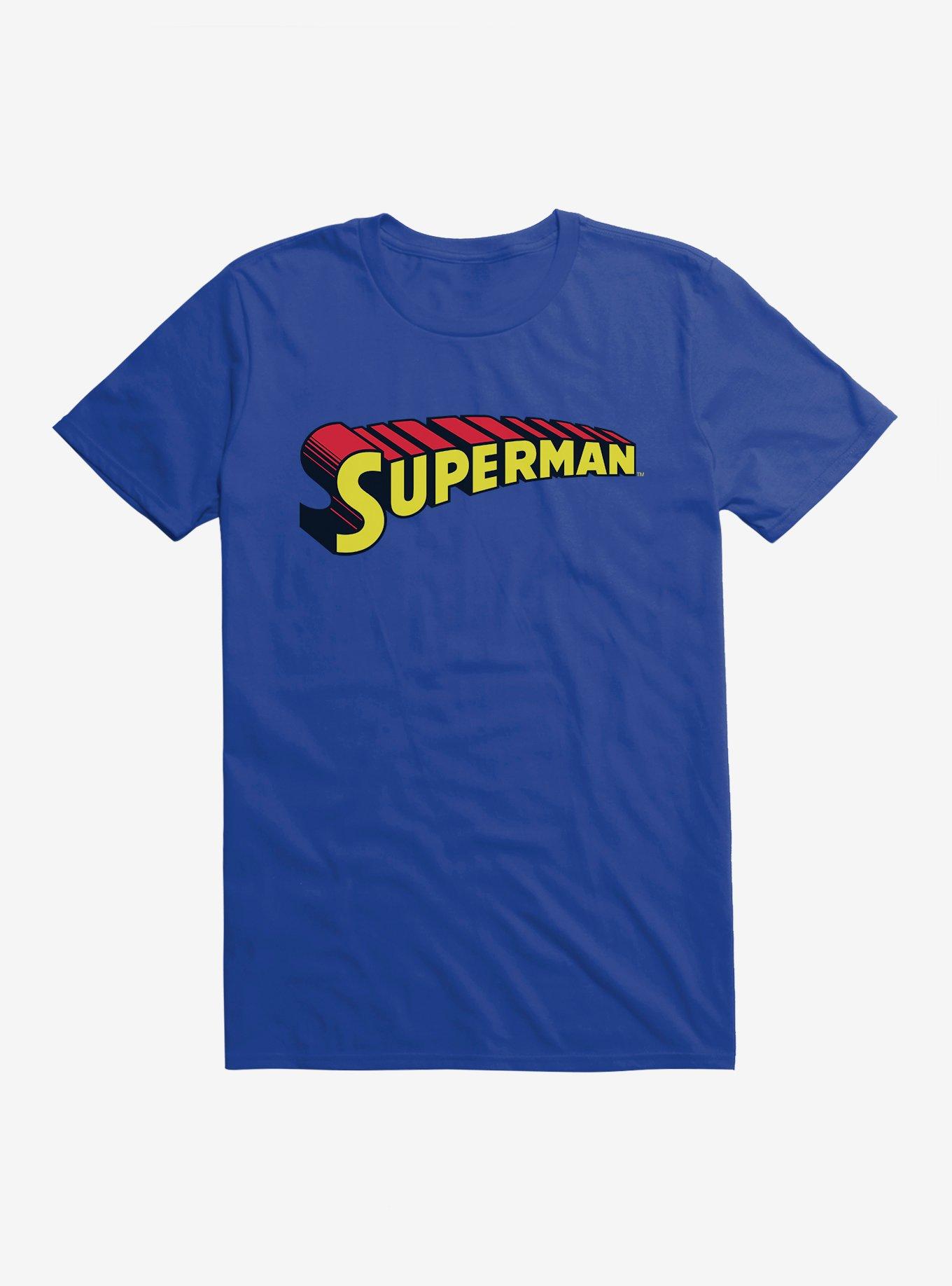 DC Comics Superman Red 3D Logo T-Shirt, , hi-res