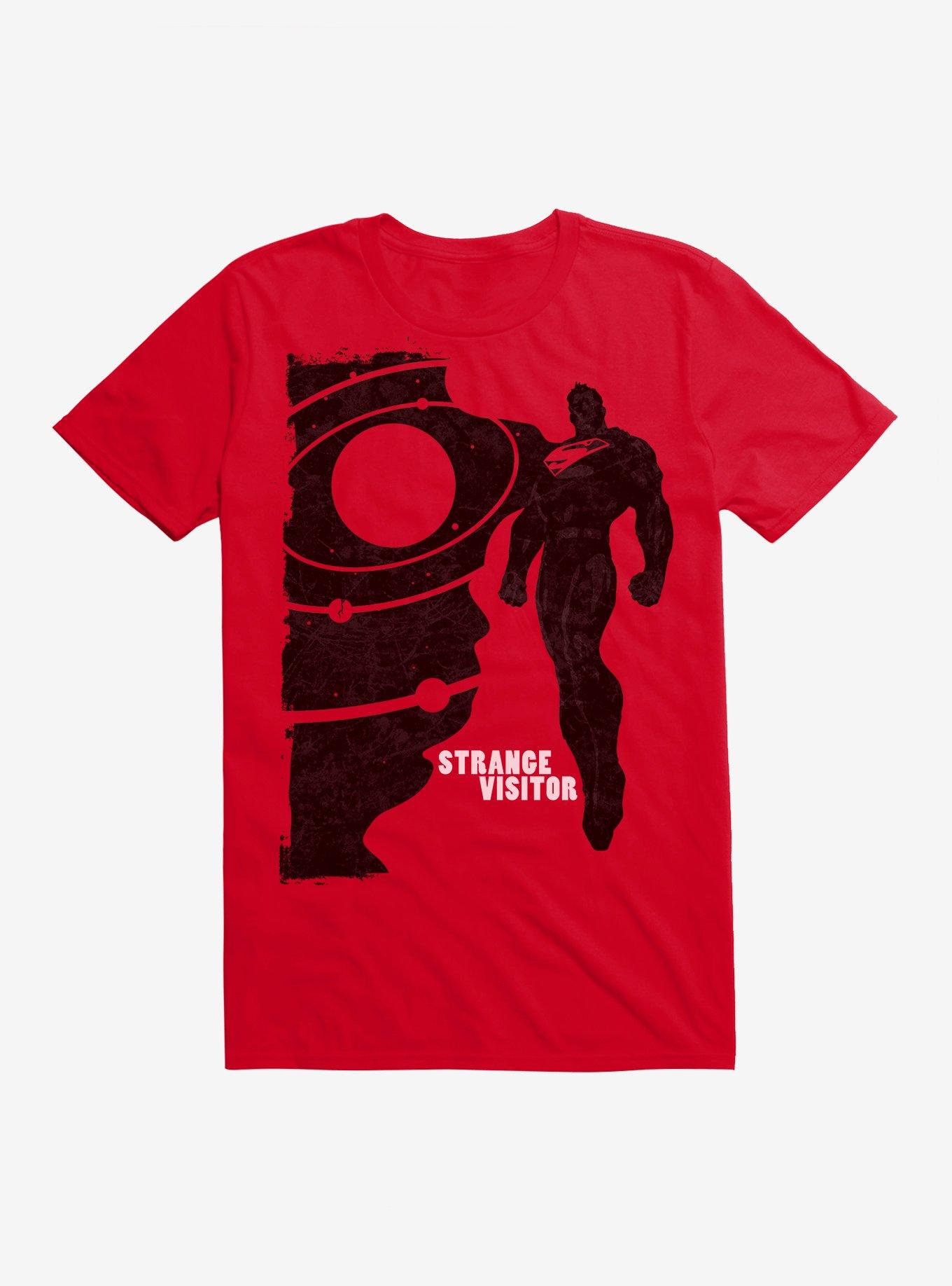 DC Comics Superman Strange Vistitor T-Shirt, RED, hi-res