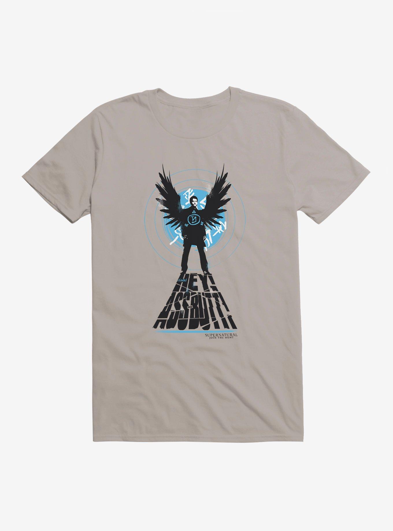 Supernatural Castiel Entrance T-Shirt, LIGHT GREY, hi-res