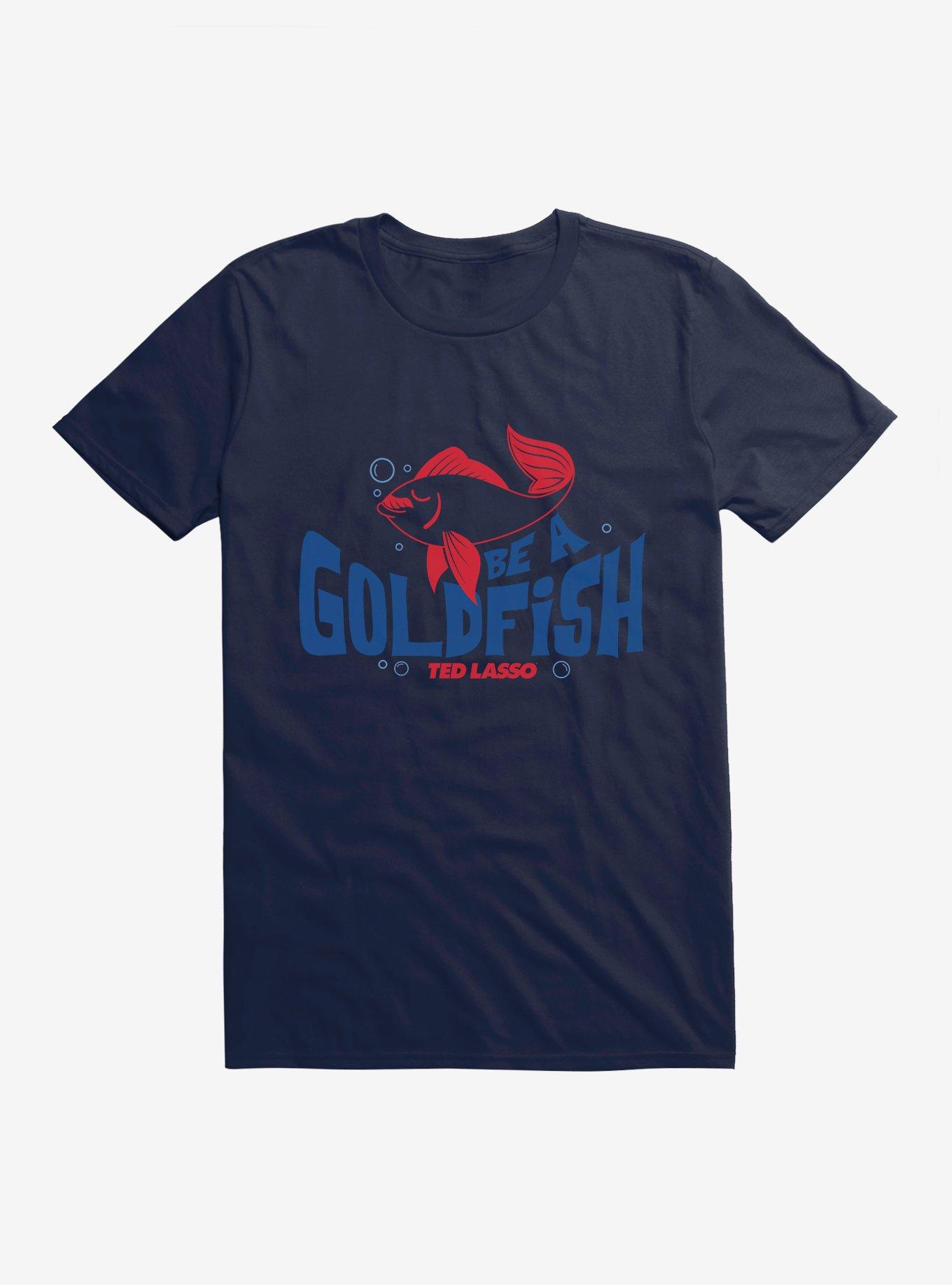 Ted Lasso Be A Goldfish T-Shirt, MIDNIGHT NAVY, hi-res