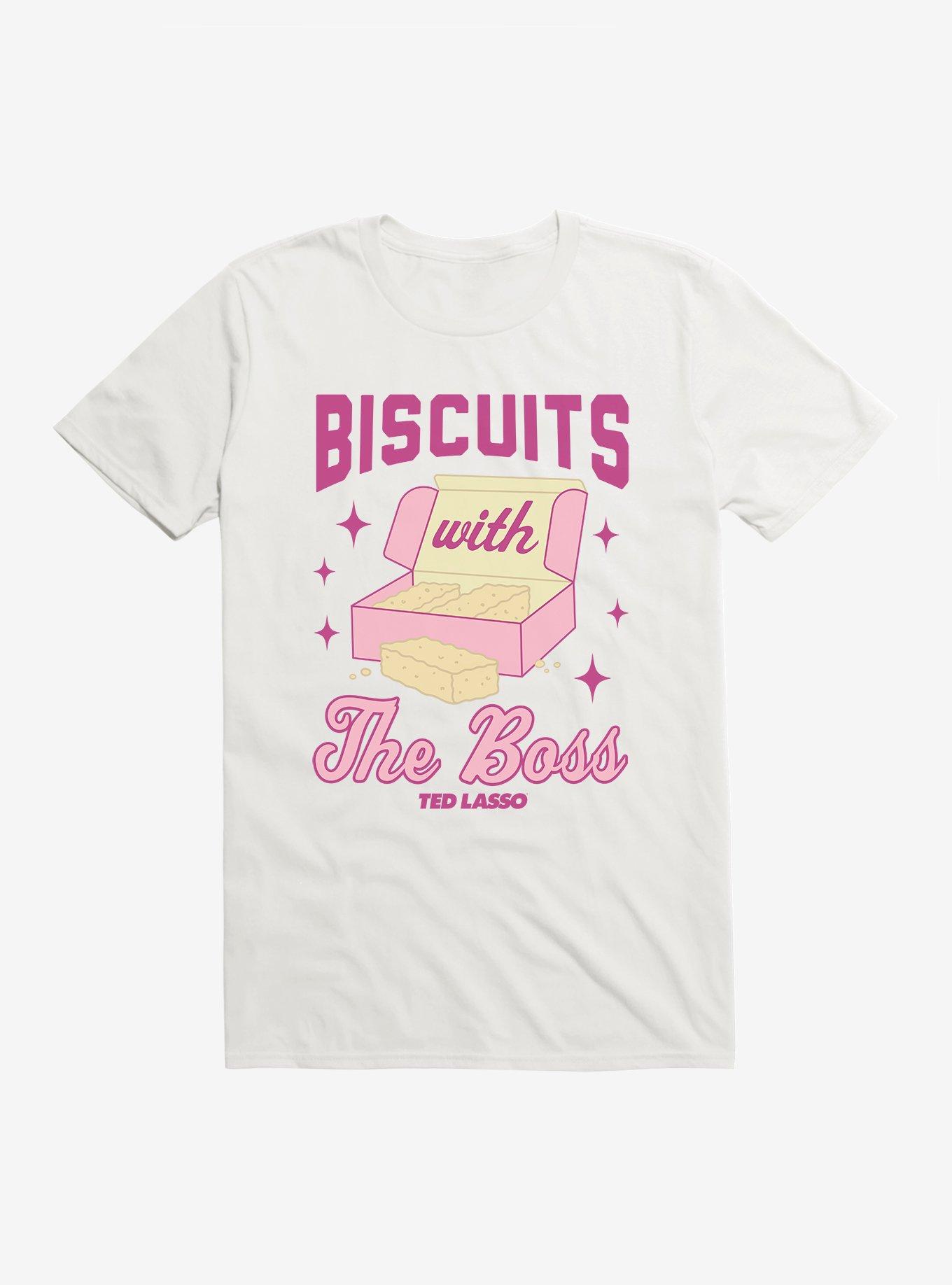 Ted Lasso Biscuits With The Boss T-Shirt, WHITE, hi-res