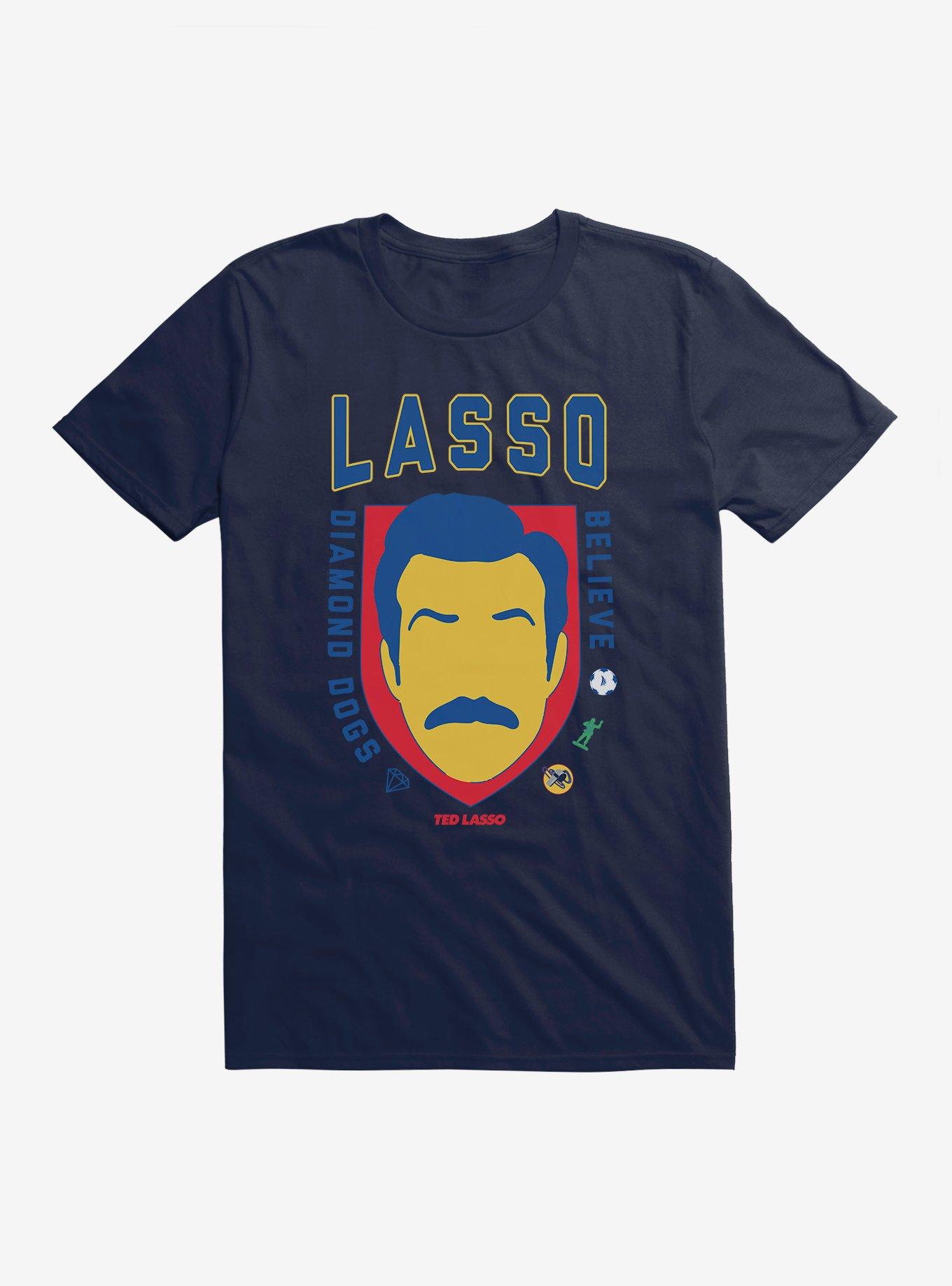 Ted Lasso Diamond Dogs Believe T-Shirt, MIDNIGHT NAVY, hi-res