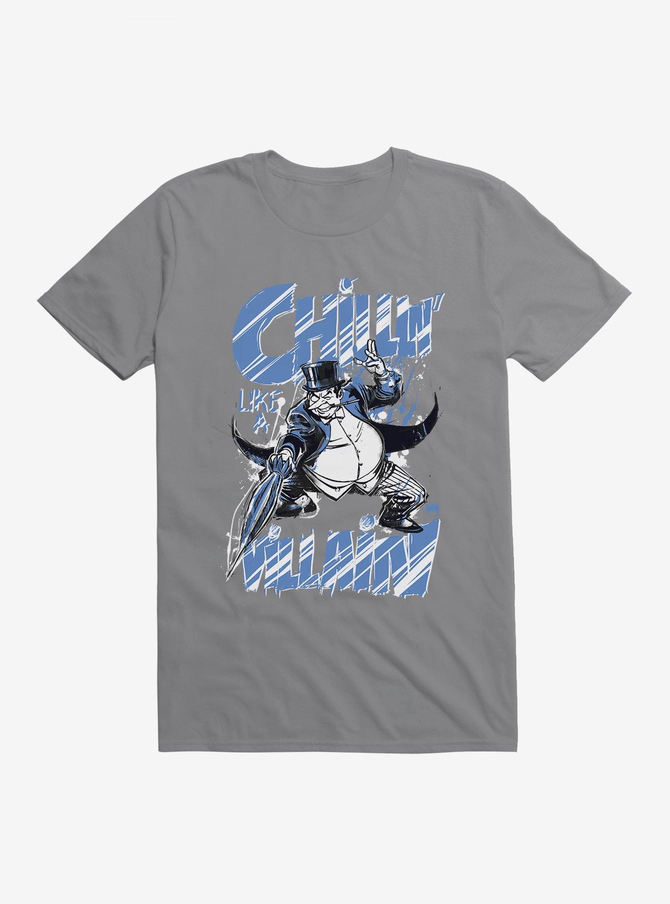 Batman The Penguin Chillin T-Shirt, STORM GREY, hi-res