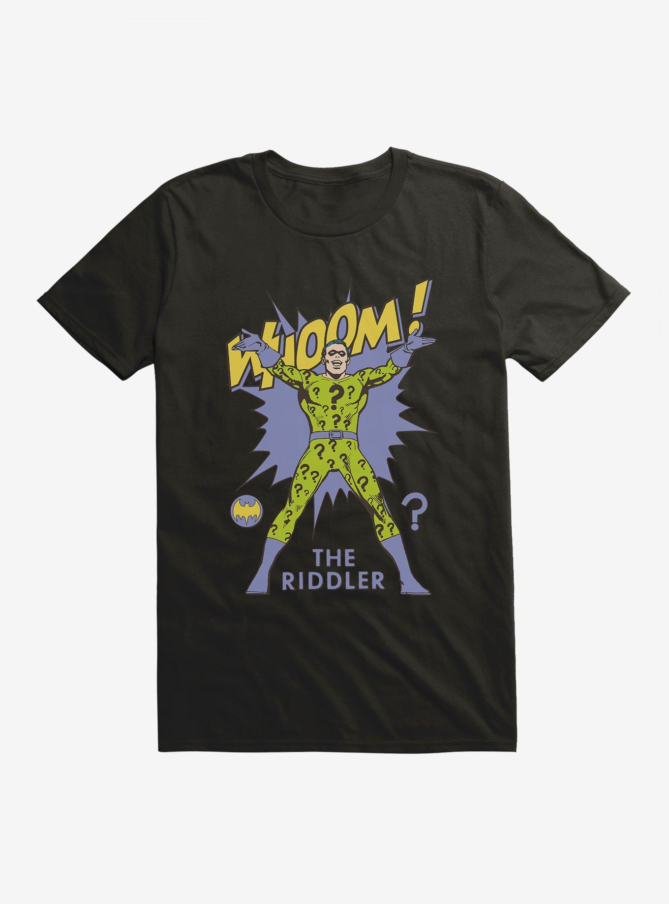 Batman The Riddler T-Shirt, BLACK, hi-res