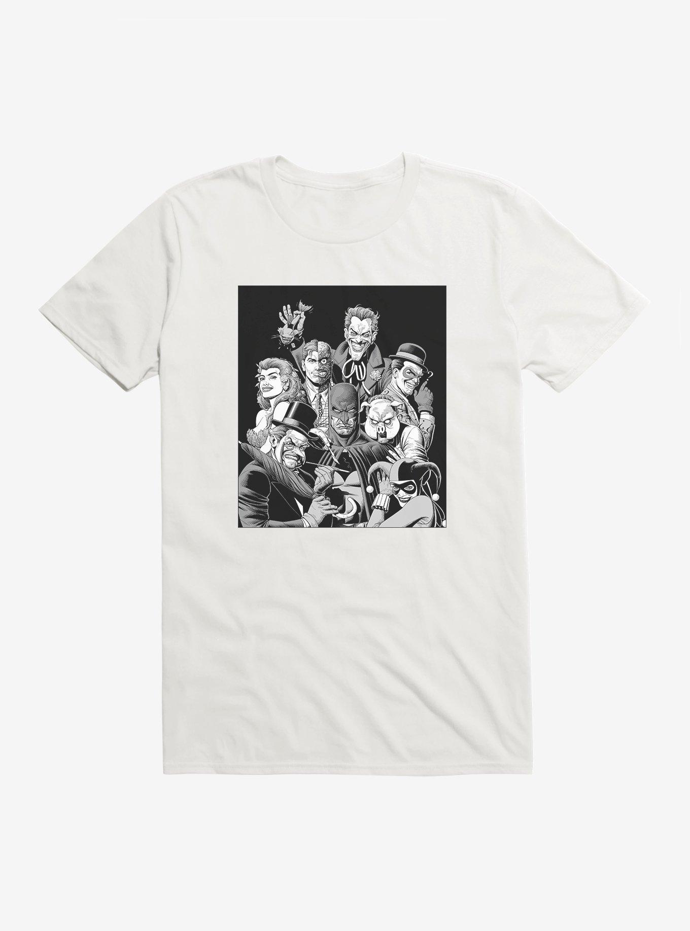 Batman Villains T-Shirt, WHITE, hi-res