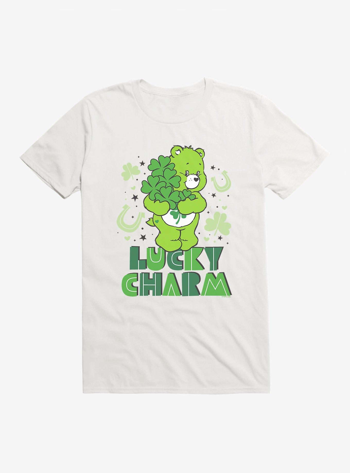 Care Bears Good Luck Bear Lucky Charm T-Shirt, WHITE, hi-res