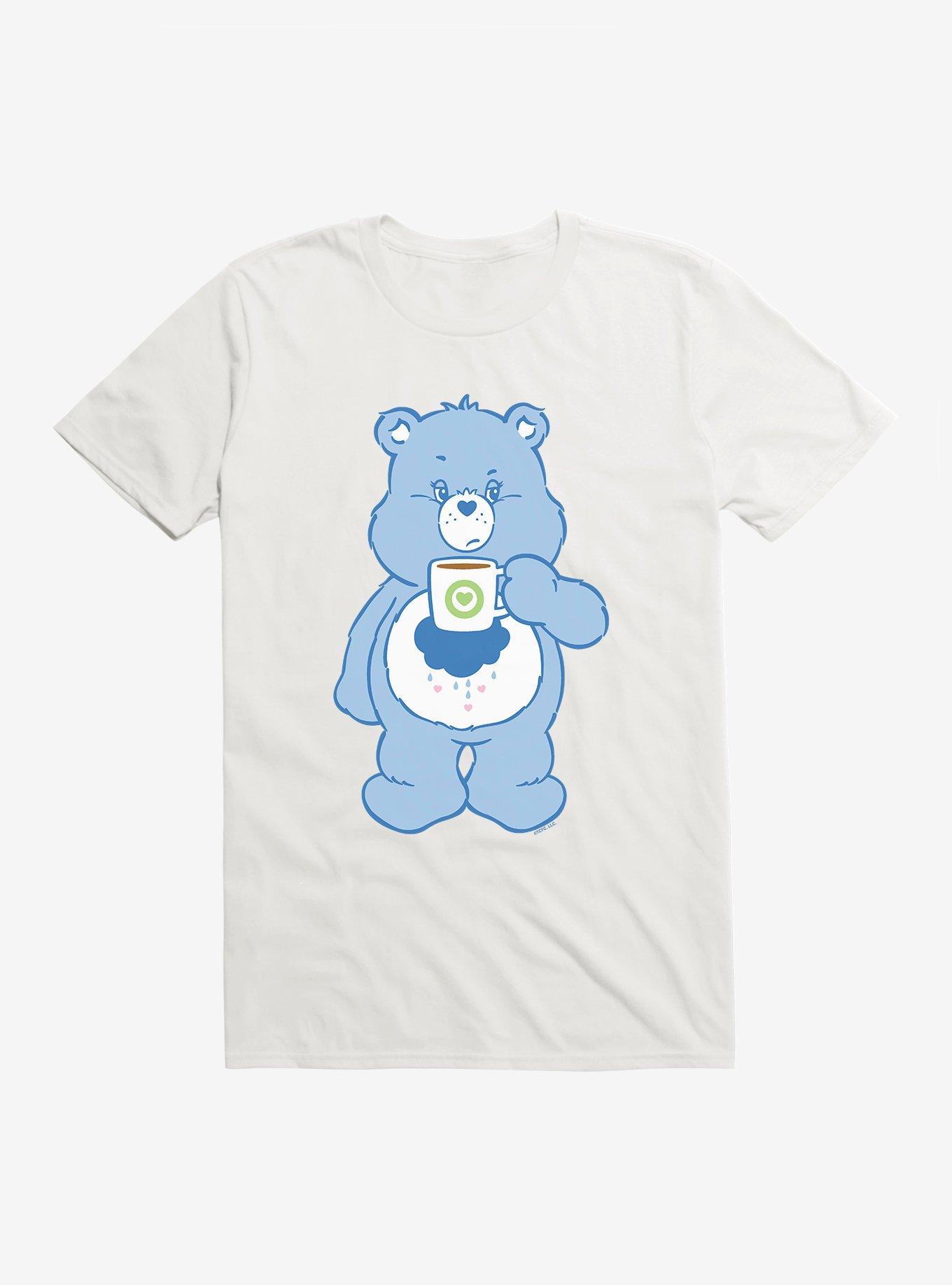 Care Bears Grumpy Bear Coffee T-Shirt, WHITE, hi-res
