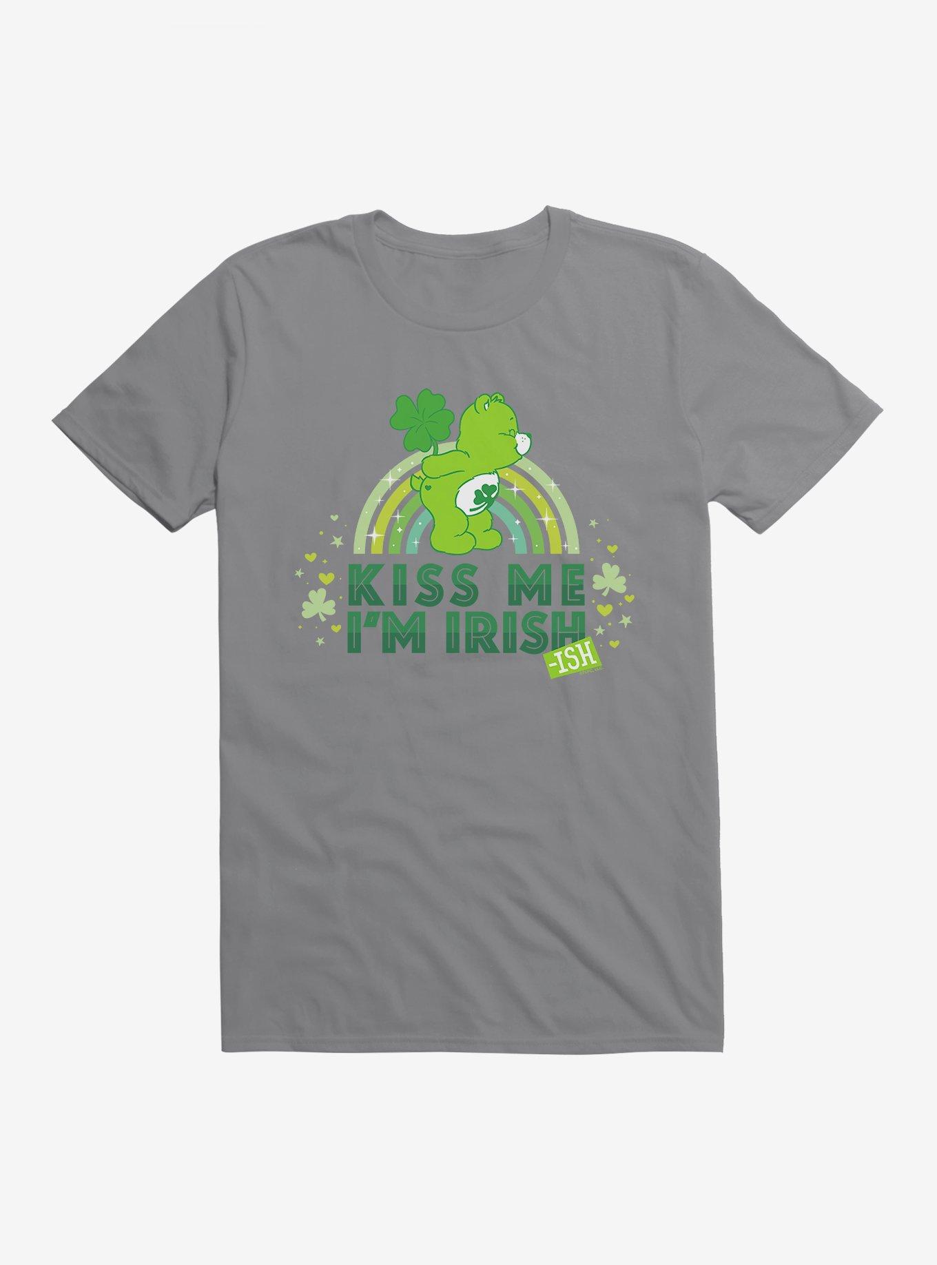 Care Bears Good Luck Bear Kiss Me I'm Irish Rainbow T-Shirt, , hi-res