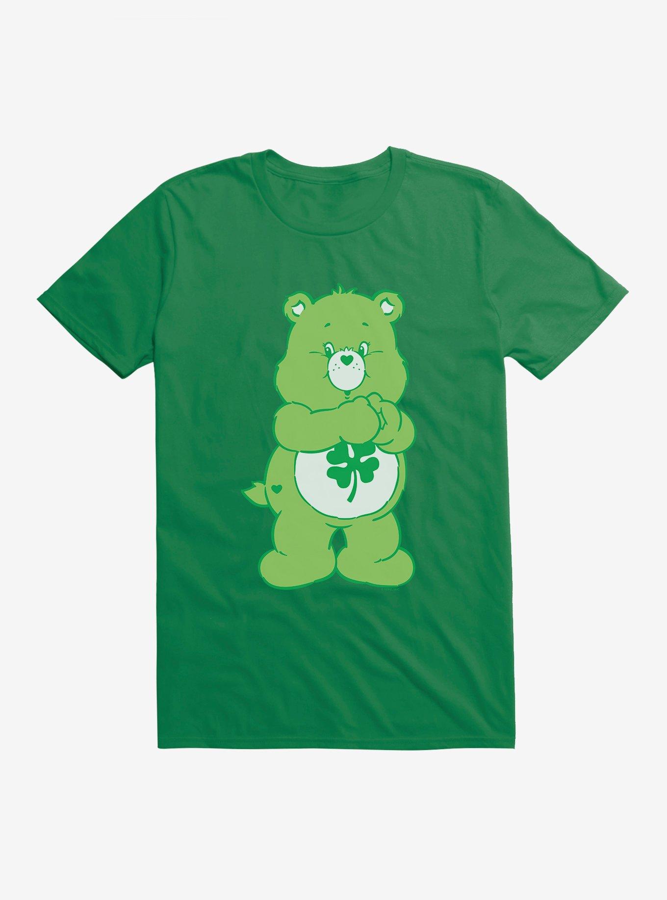 Care Bears Good Luck Bear Stare T-Shirt, IRISH GREEN, hi-res