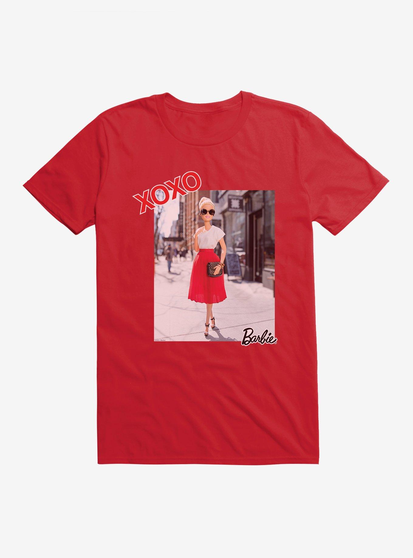 Barbie Valentine's Day XOXO T-Shirt, RED, hi-res
