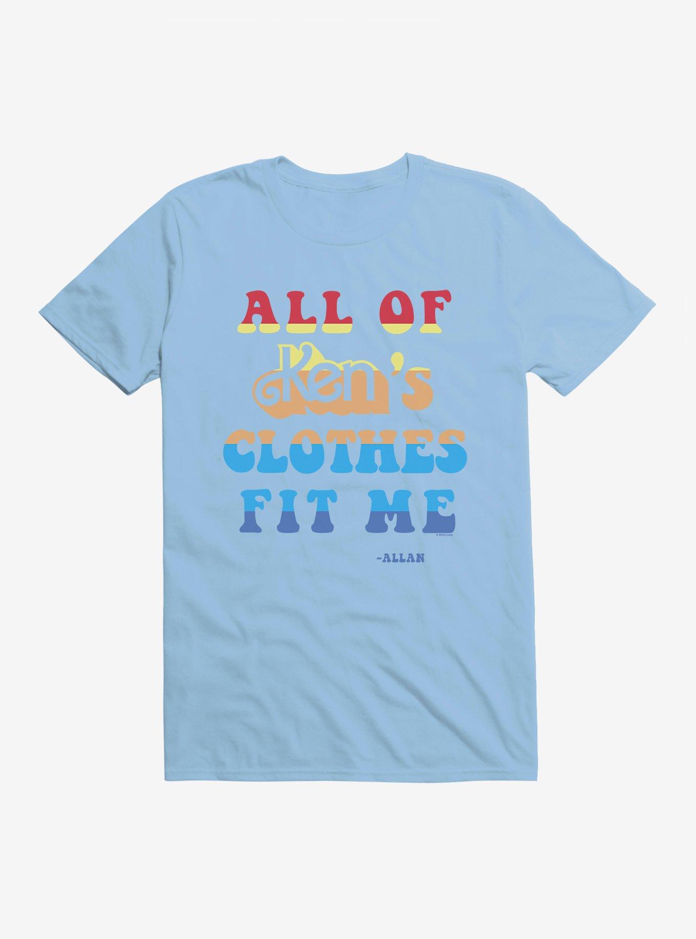 Barbie Movie Allan's All of Ken's Clothes Fit Me T-Shirt, LIGHT BLUE, hi-res