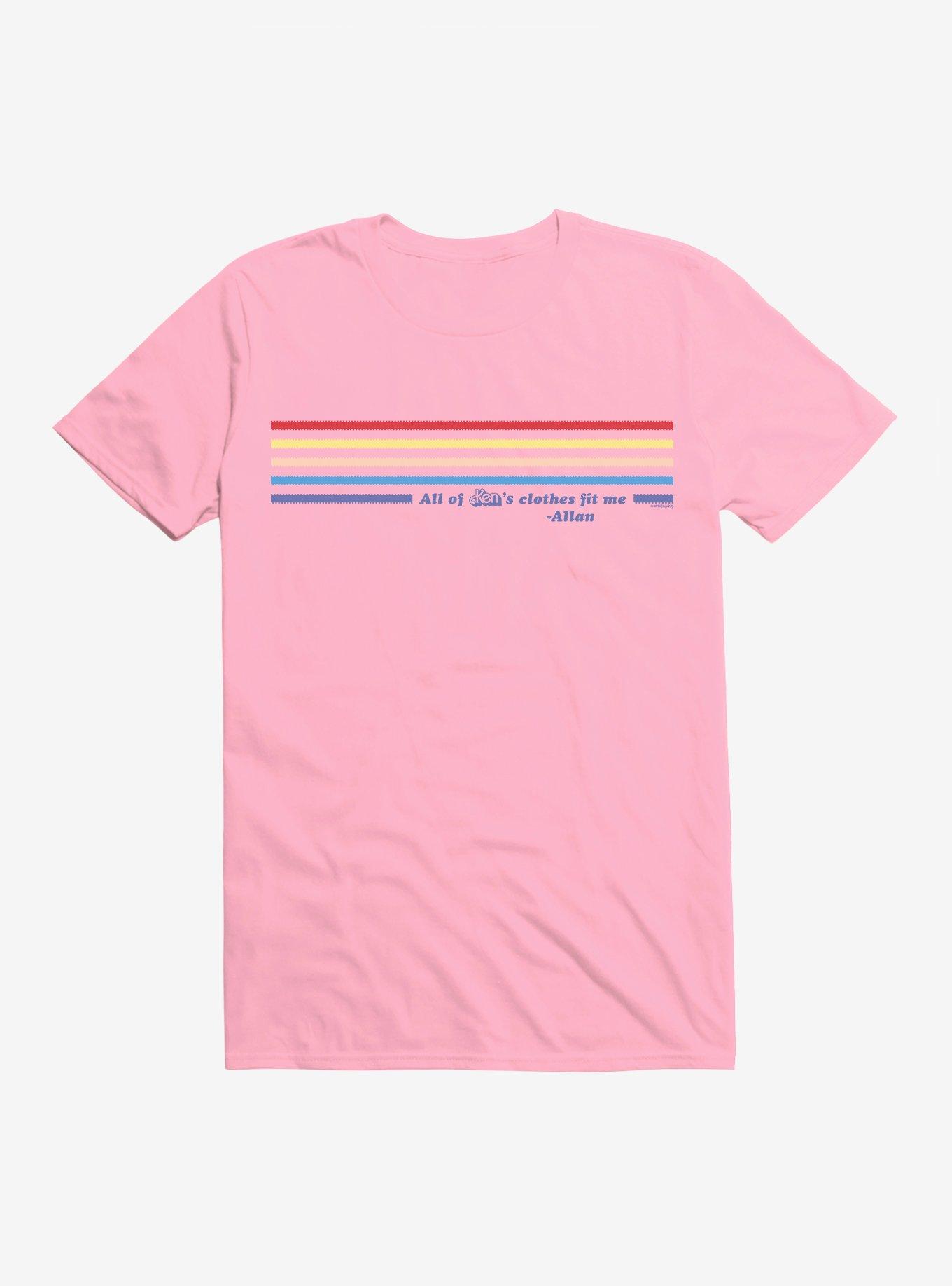 Barbie Movie Allan's Stripes T-Shirt, CHARITY PINK, hi-res