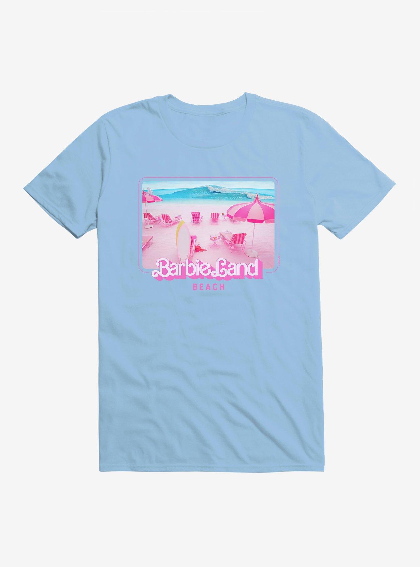 Barbie Movie Barbieland Beach T-Shirt, LIGHT BLUE, hi-res