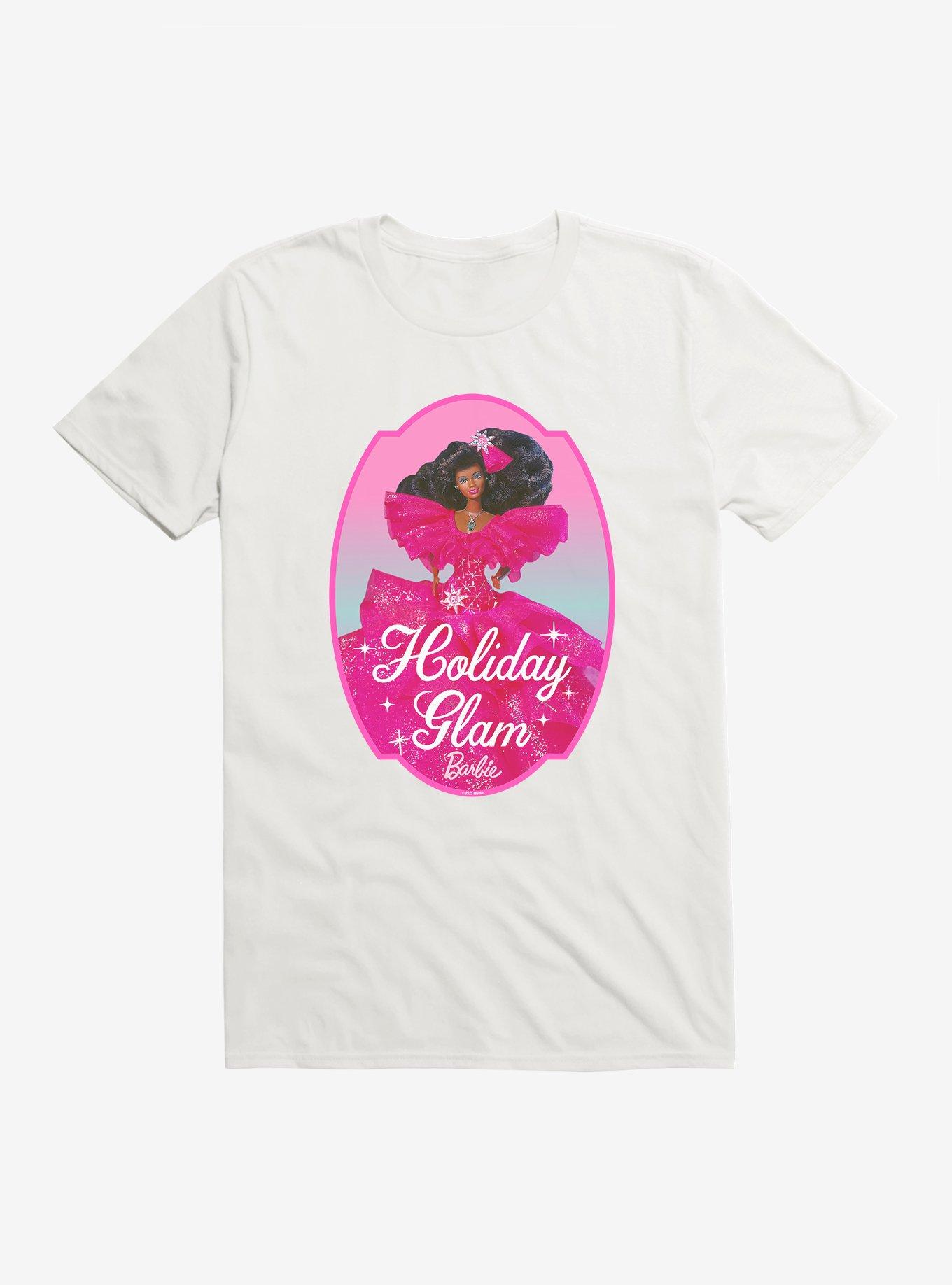 Barbie Holiday Glam T-Shirt, WHITE, hi-res