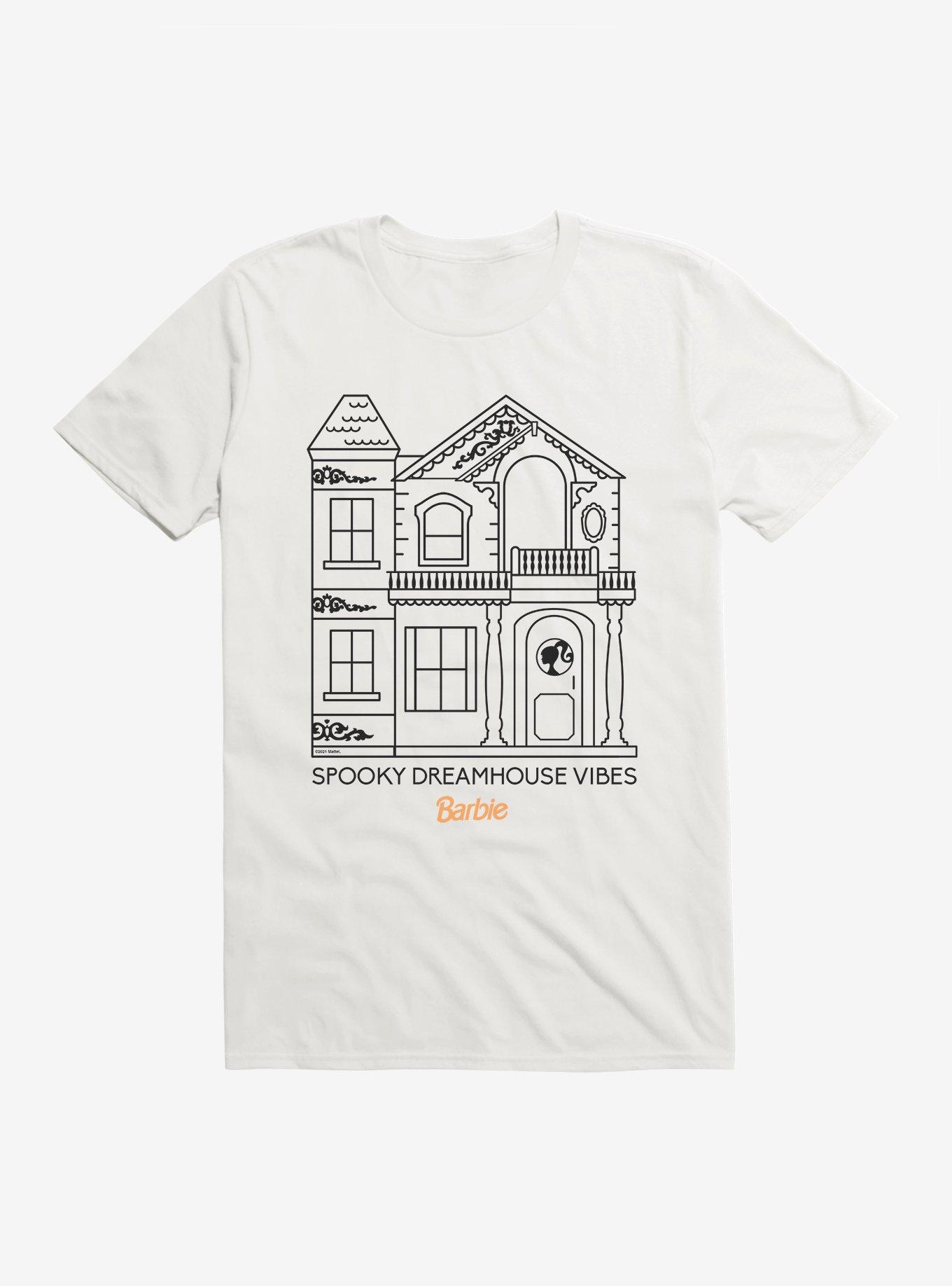 Barbie Halloween Spooky Dreamhouse Vibes T-Shirt, WHITE, hi-res