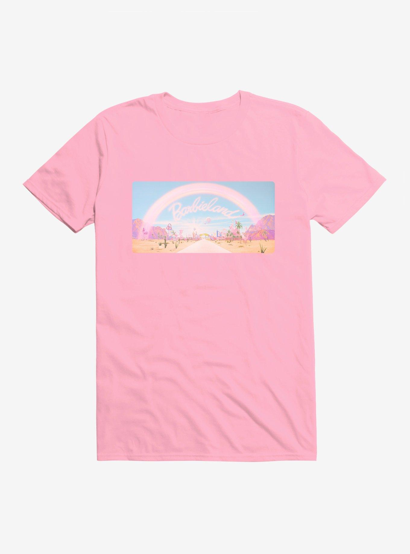 Barbie Movie Road To Barbieland Postcard T-Shirt, CHARITY PINK, hi-res