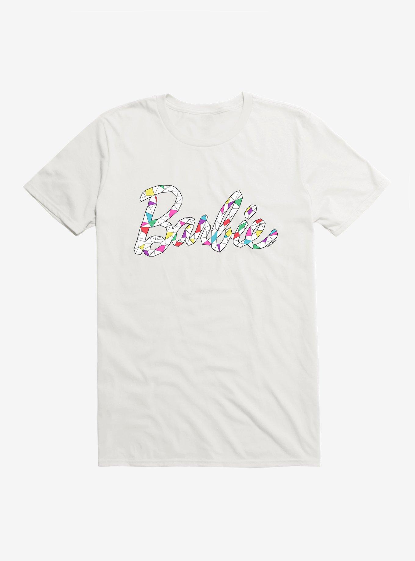 Barbie Faceted Pride Colors T-Shirt, WHITE, hi-res