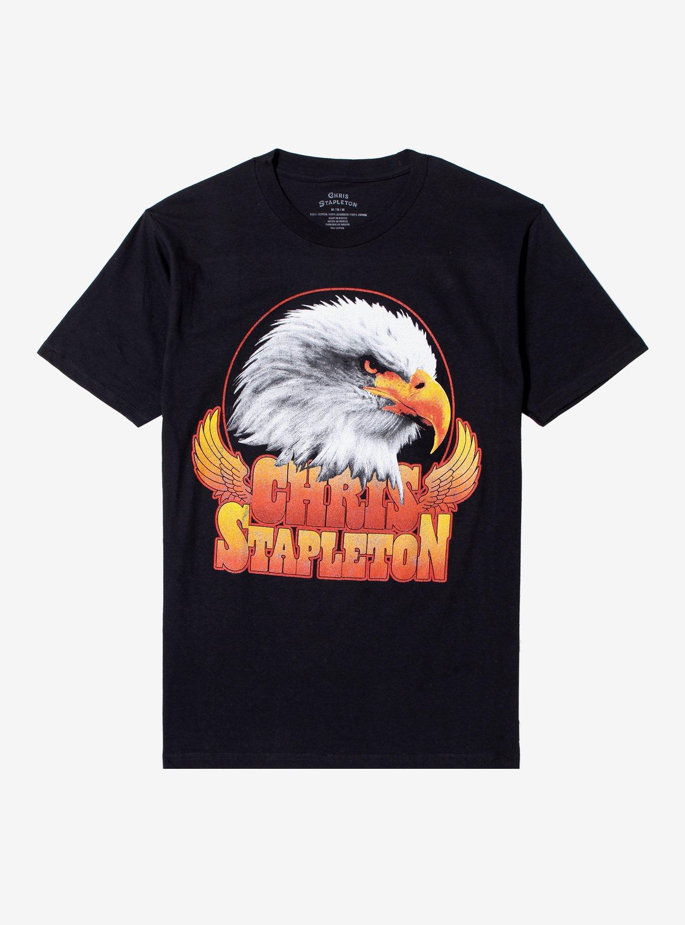 Chris Stapleton Bald Eagle T-Shirt, BLACK, hi-res