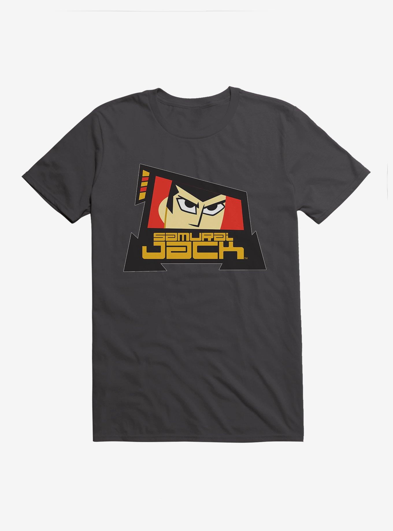 Samurai Jack Glare Close Up T-Shirt, HEAVY METAL, hi-res