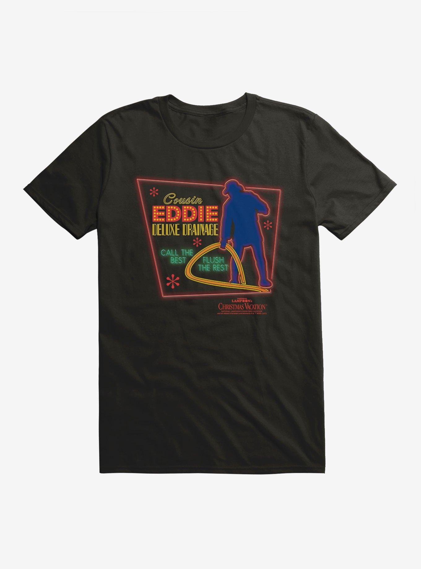 National Lampoon's Christmas Vacation Cousin Eddie Neon Sign T-Shirt, , hi-res