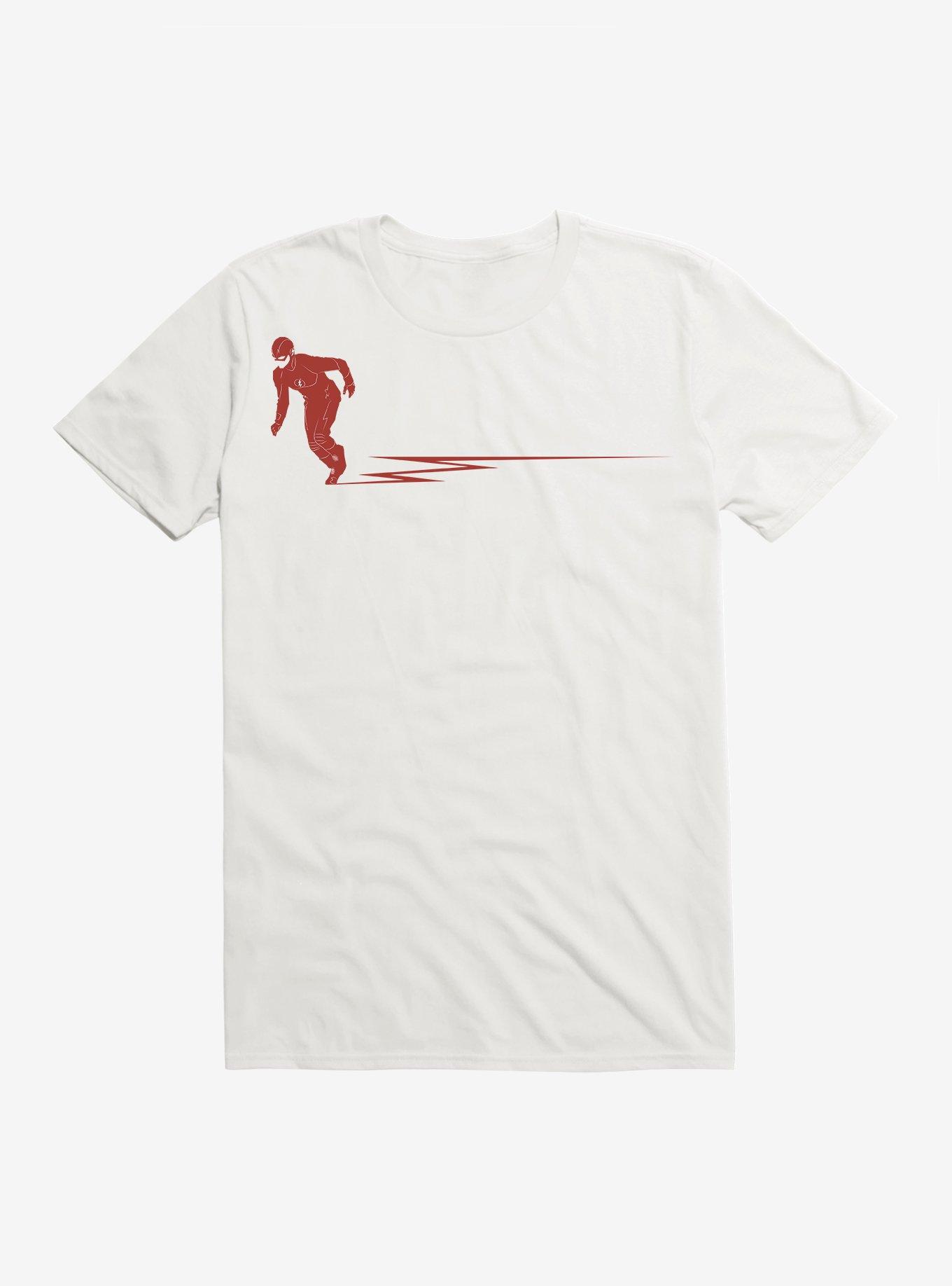 DC Comics The Flash Flash In Action T-Shirt, WHITE, hi-res