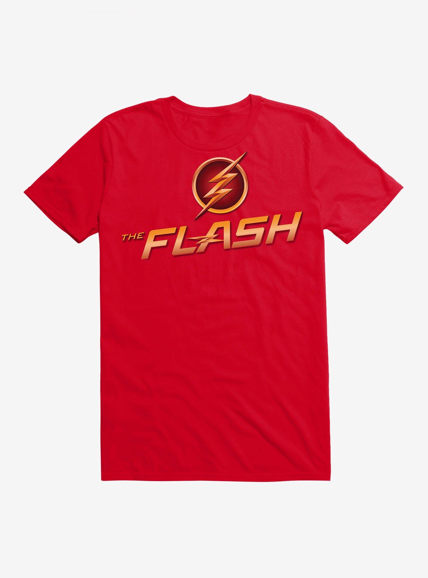 DC Comics The Flash Logo T-Shirt, RED, hi-res