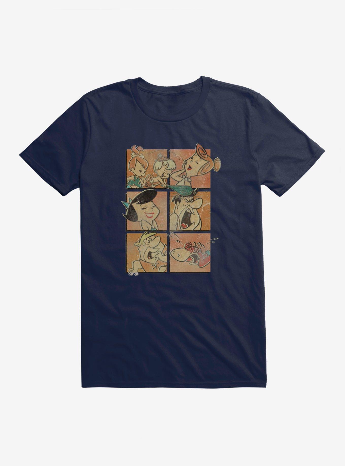 The Flintstones The Whole Gang Tile T-Shirt, , hi-res