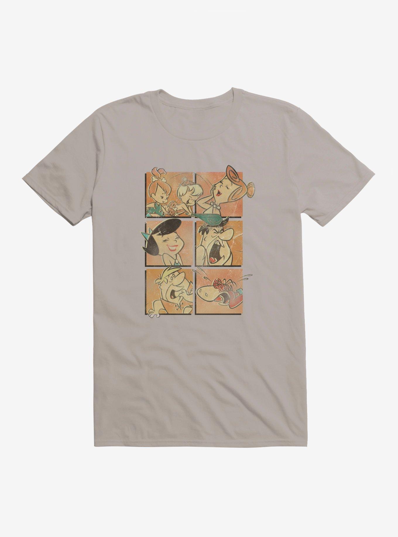 The Flintstones The Whole Gang Tile T-Shirt, , hi-res