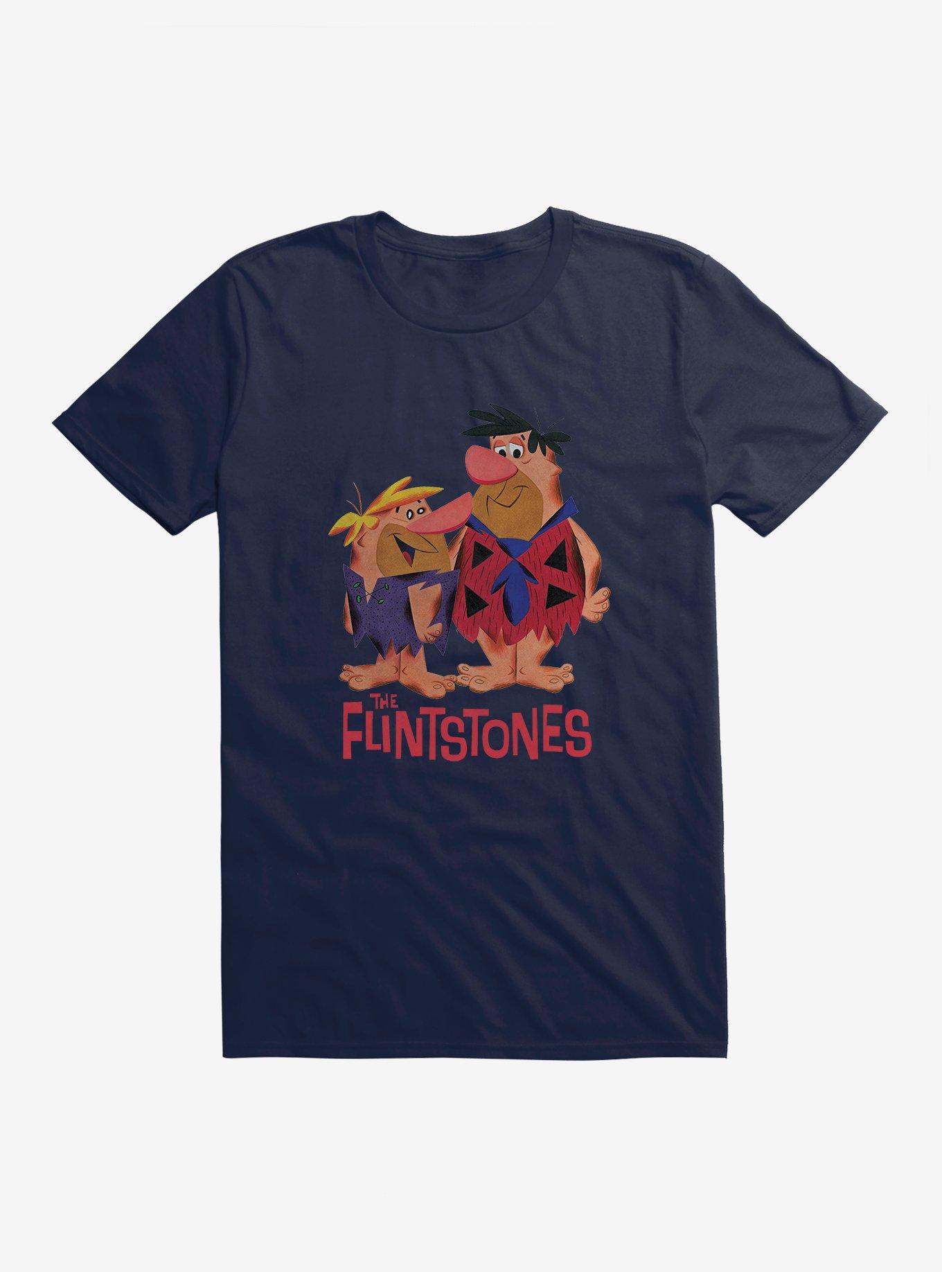 The Flintstones Barney And Fred T-Shirt, MIDNIGHT NAVY, hi-res